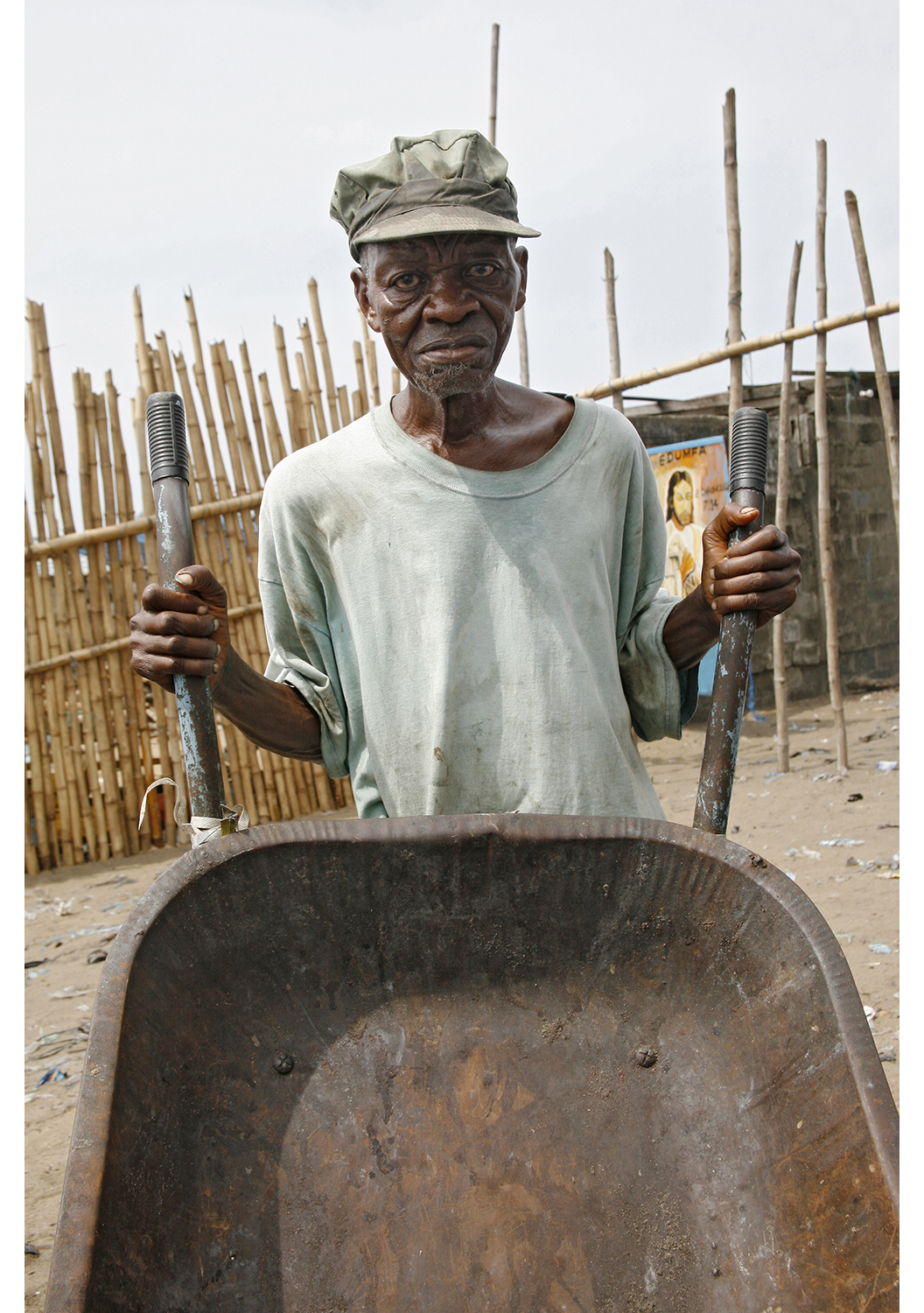 Man With a Wheelbarrow, Monrovia, Liberia