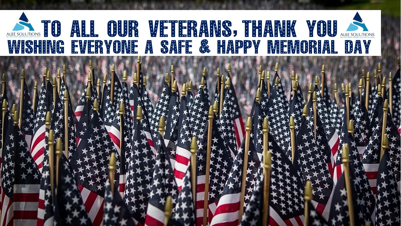 Have a safe & happy Memorial Day Weekend - I am around if you need me