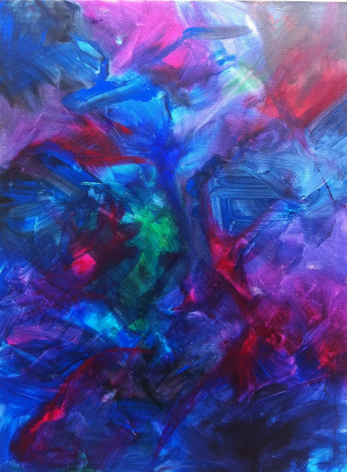 untitled, acrylic on canvas
