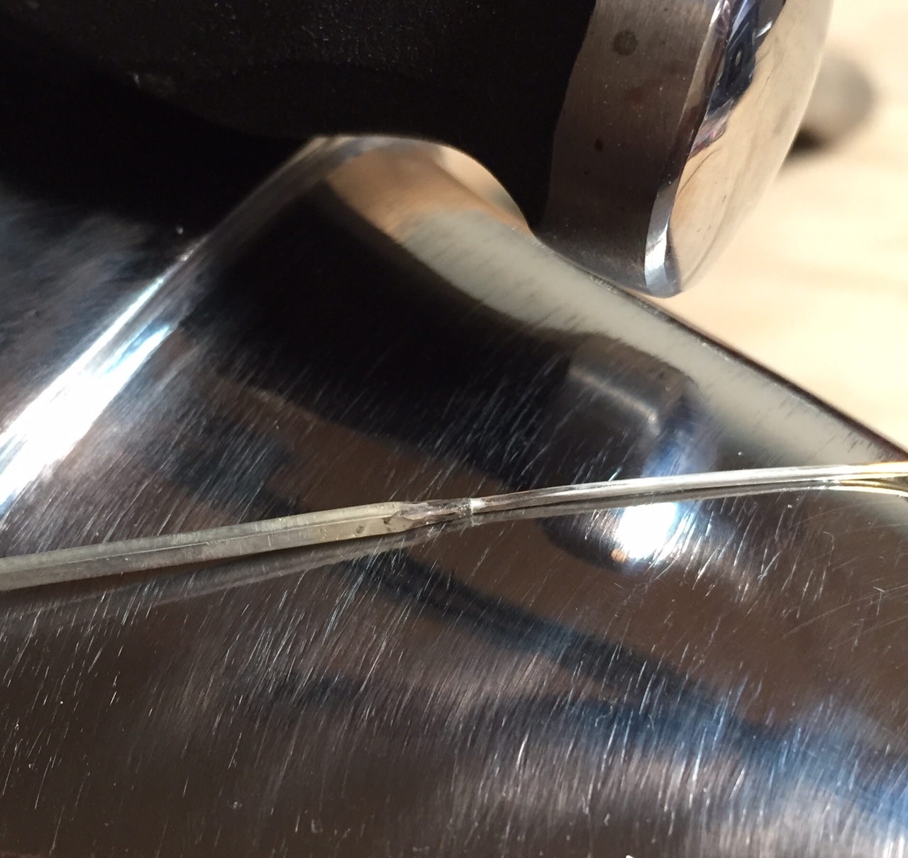 forging completed, only a little filing to clean up is needed.