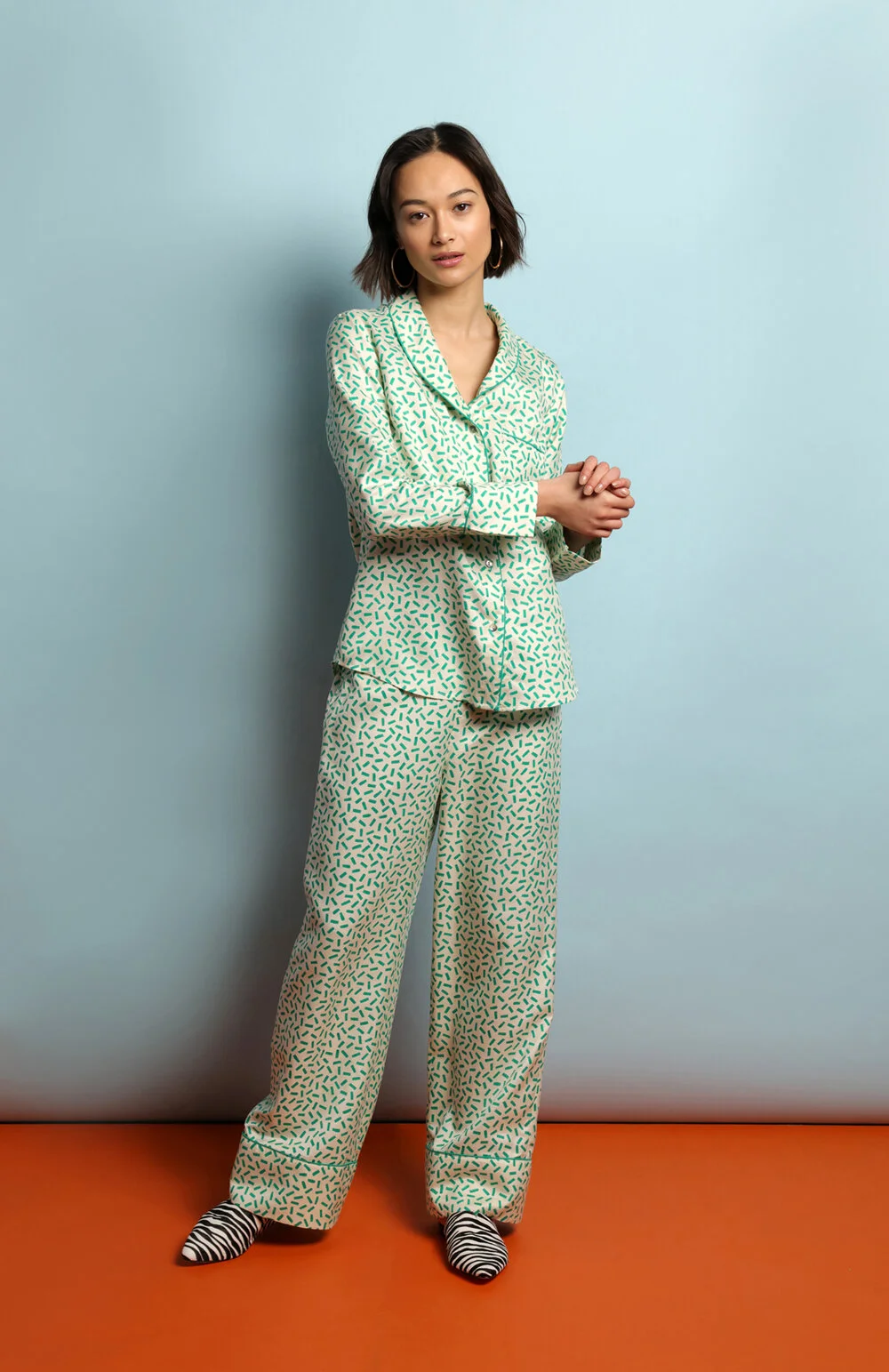 Andaman Green Mulberry Silk Pyjamas.jpg