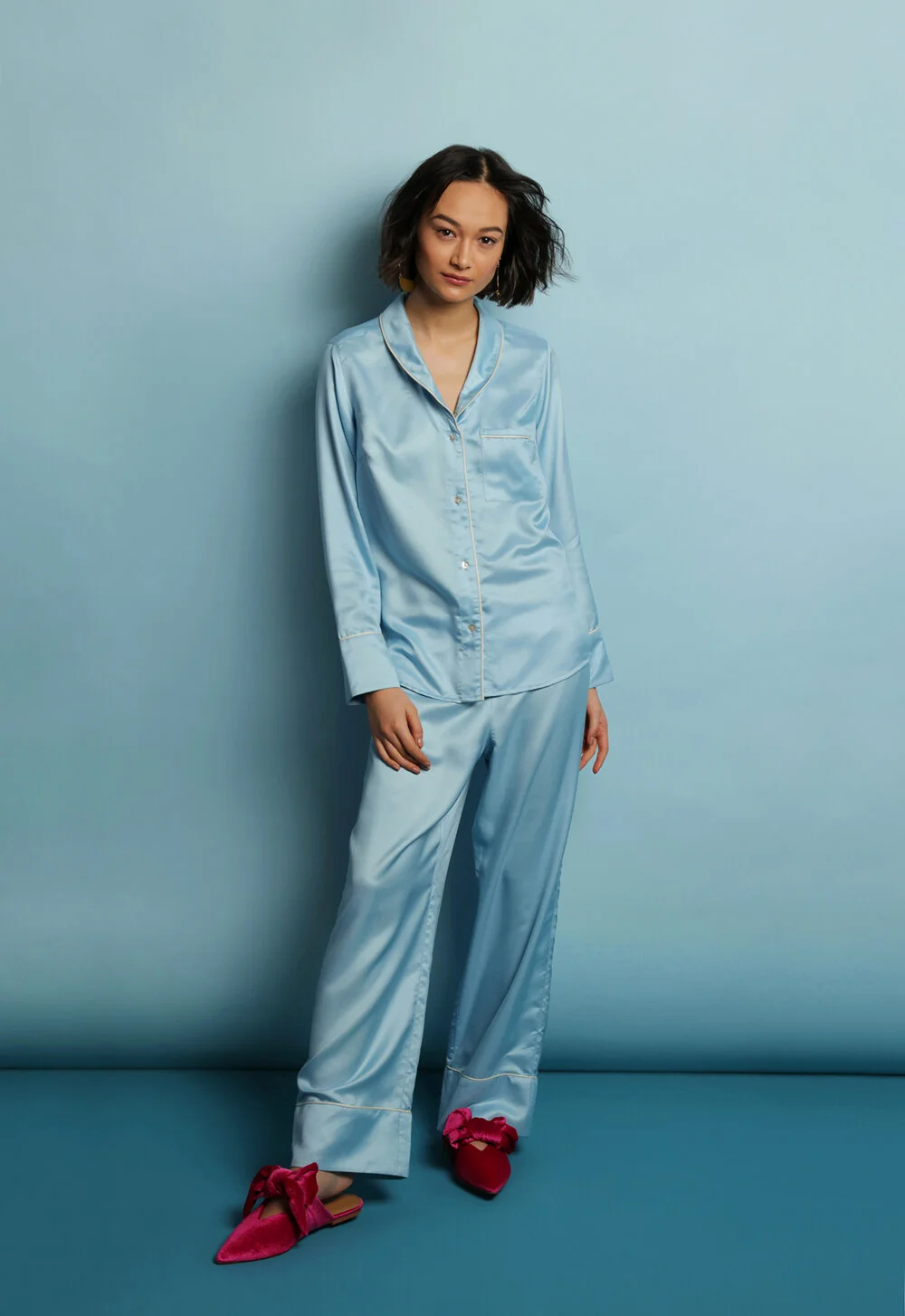 Andaman Blue Mulberry Silk Pyjamas.jpg