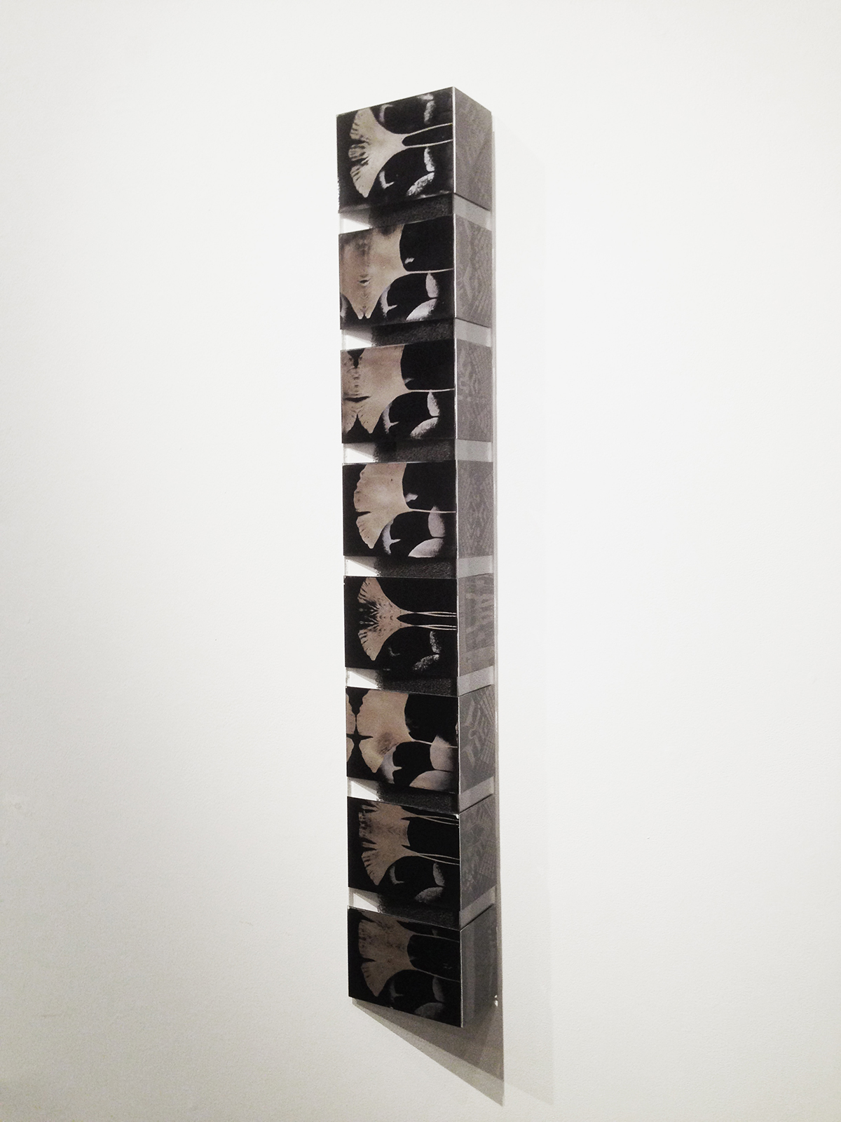 "Tower" ferrotype mosaic assemblage. MANUS portfolio. Amy Rockett-Todd 2014.