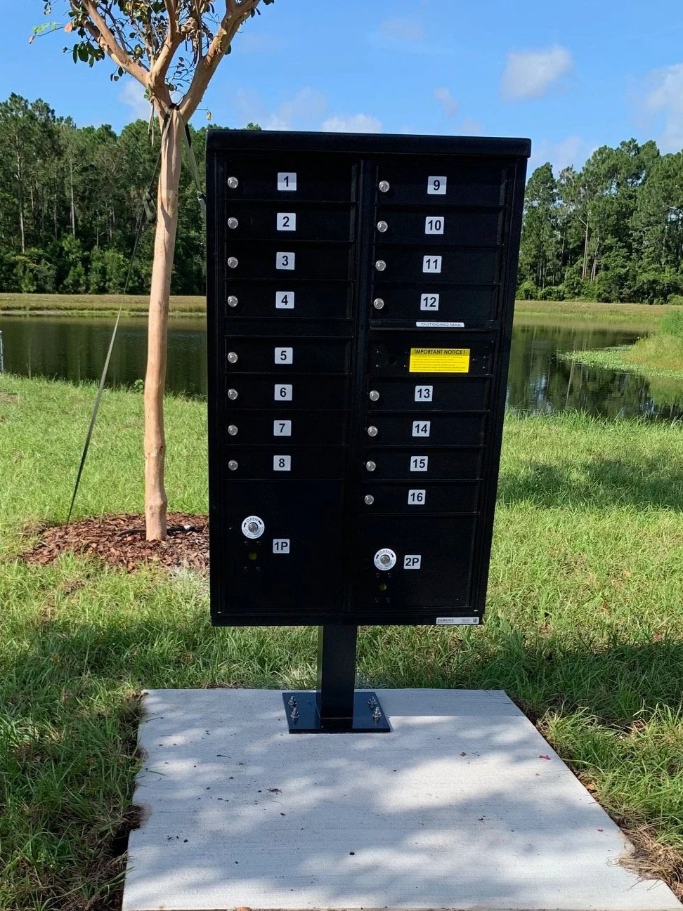 Commercial Mailbox Assembly