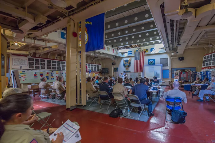 Who Visits the JOHN W BROWN