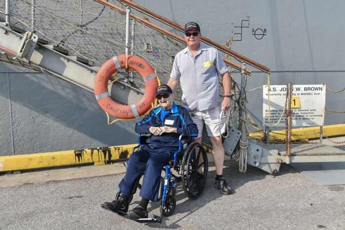 The day started with Richard and his nephew David arriving at the Maryland Cruise terminal to board the ship for the day.