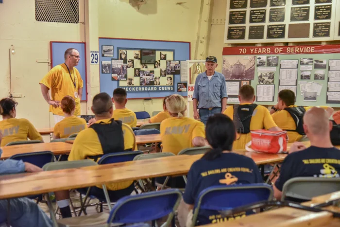 The NAF CPO 365 visits the JWB