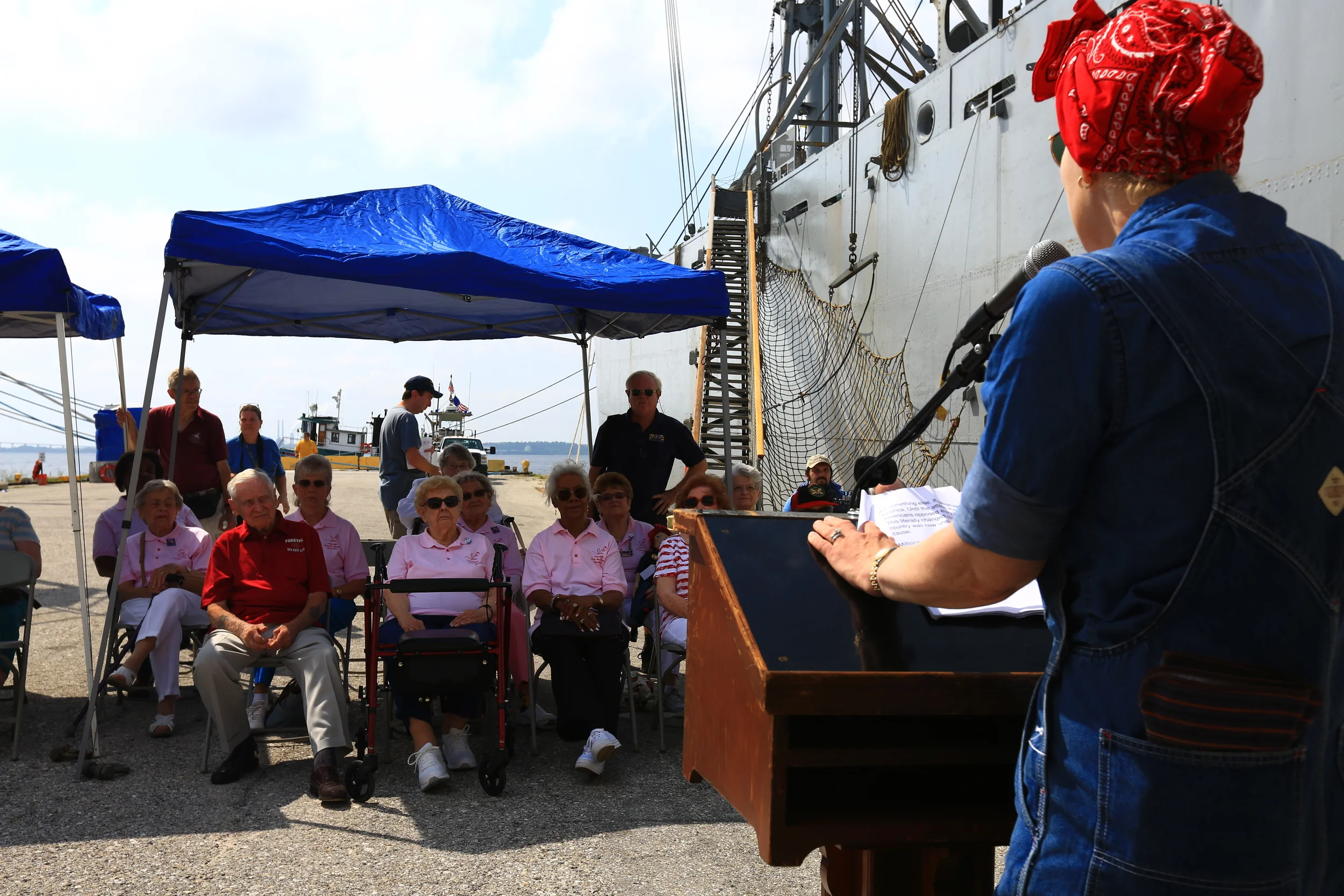 Labor Day Festivities on Pier 13 in Baltimore