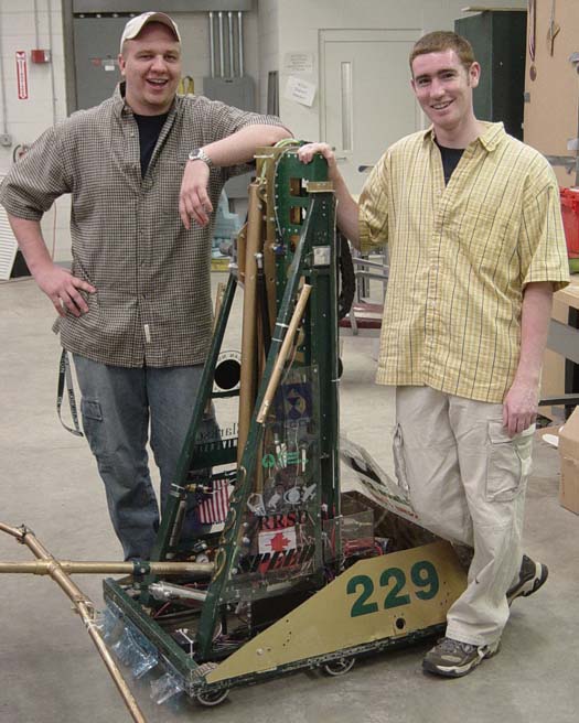 The 2005 robot I worked on when I was on 229 had a 4-bar on a linear elevator.