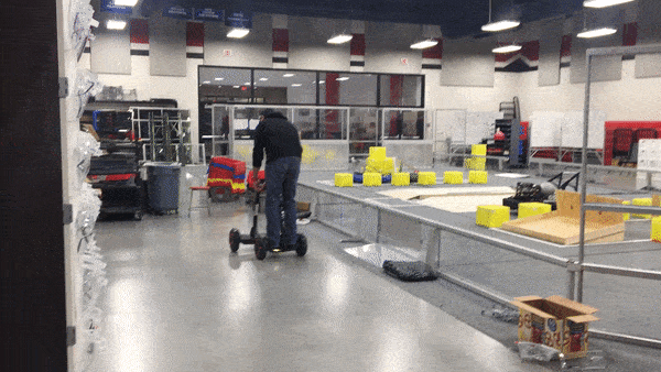 Also: The latest "stupid mentor trick" - stepping between two moving Ninebots. We're trying to get new disclaimers added to the safety manual. Any suggestions for the future? #MentorBuilt