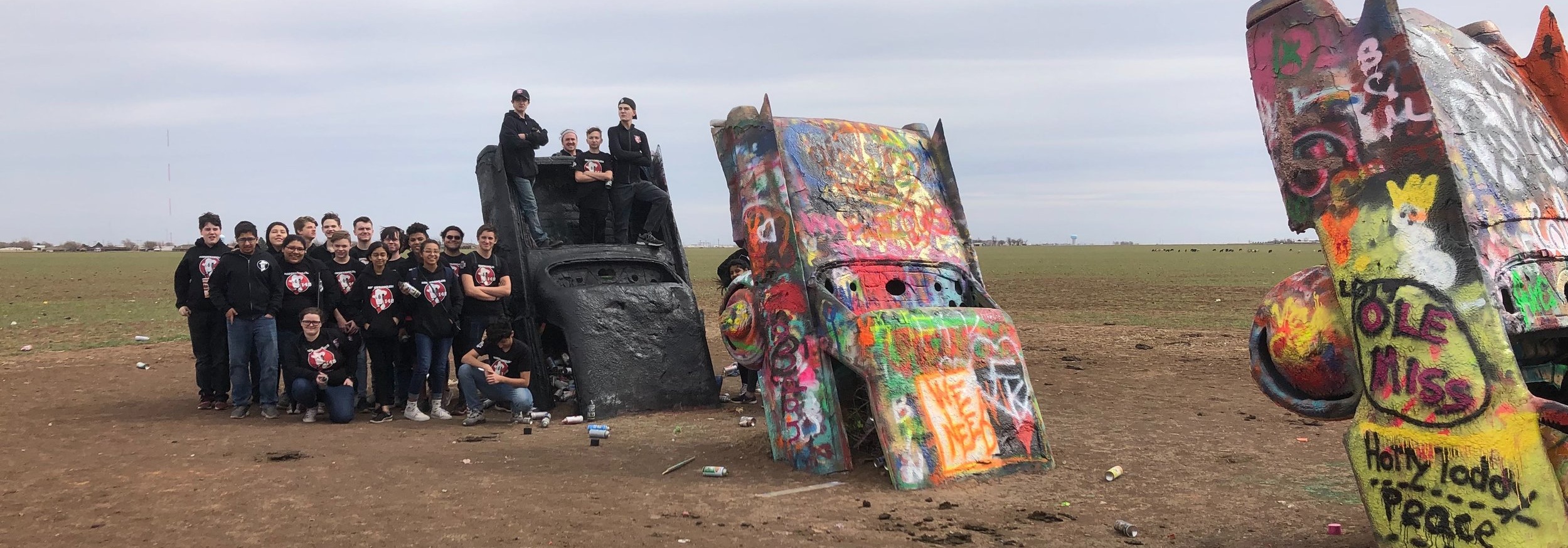When I saw our kids later that day, they were all covered in black paint. Worth it? Worth it.
