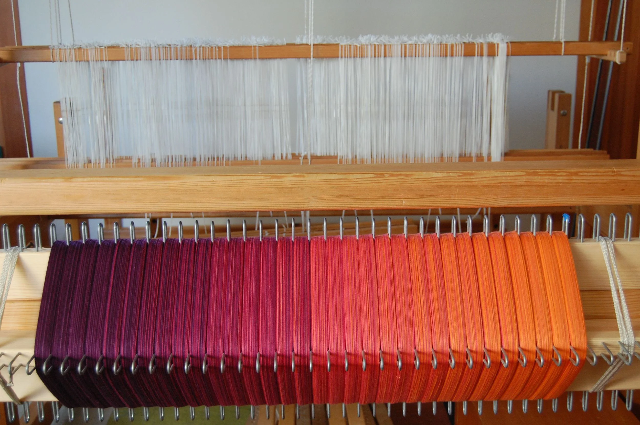 The completed warp.