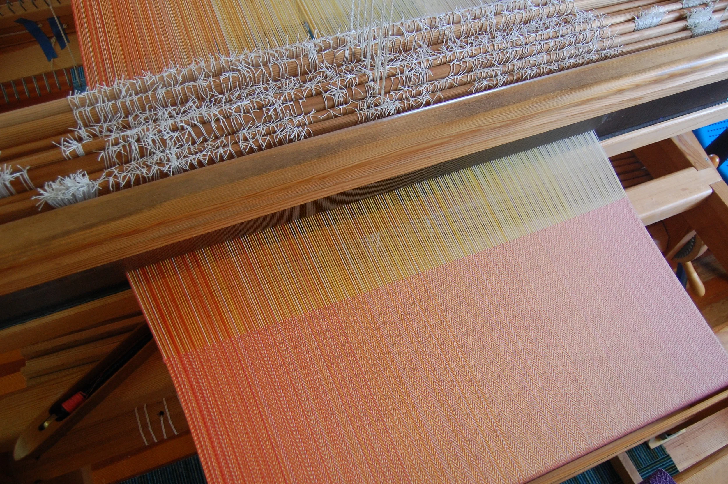 Coral Egyptian Cotton weft