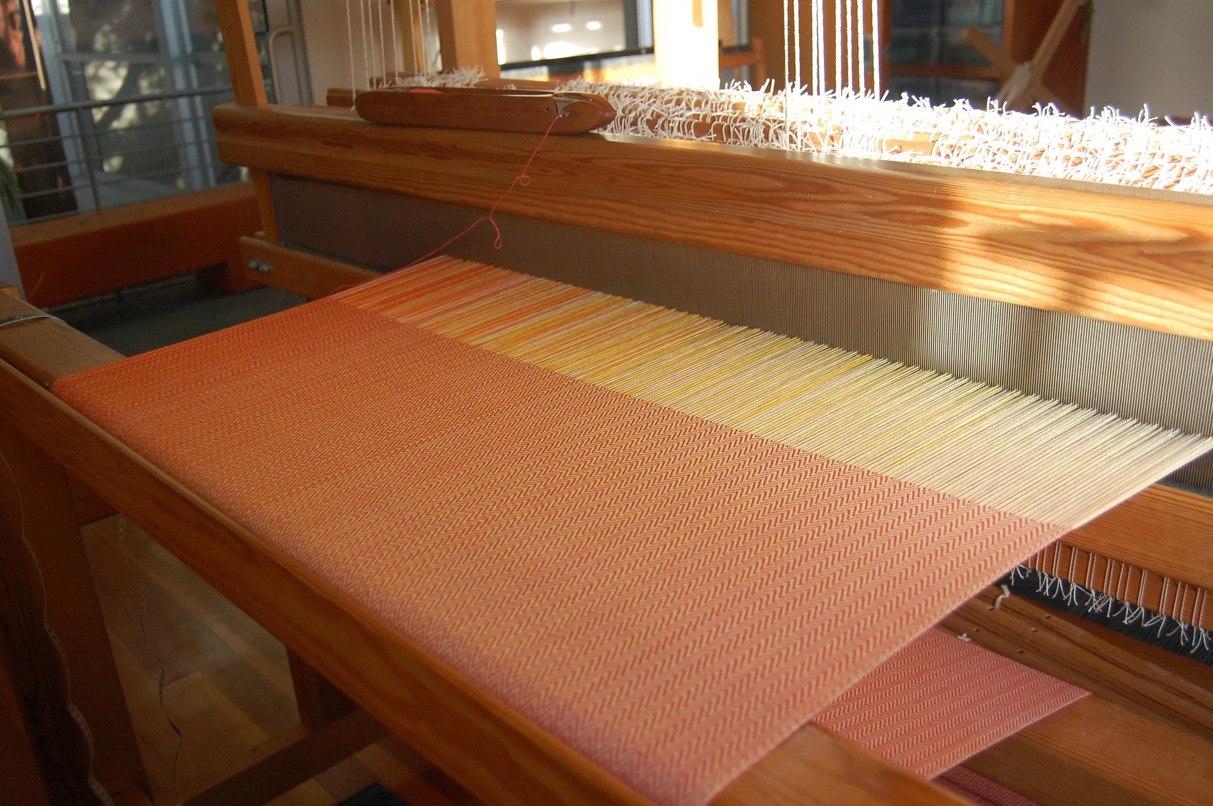 Coral Egyptian Cotton weft