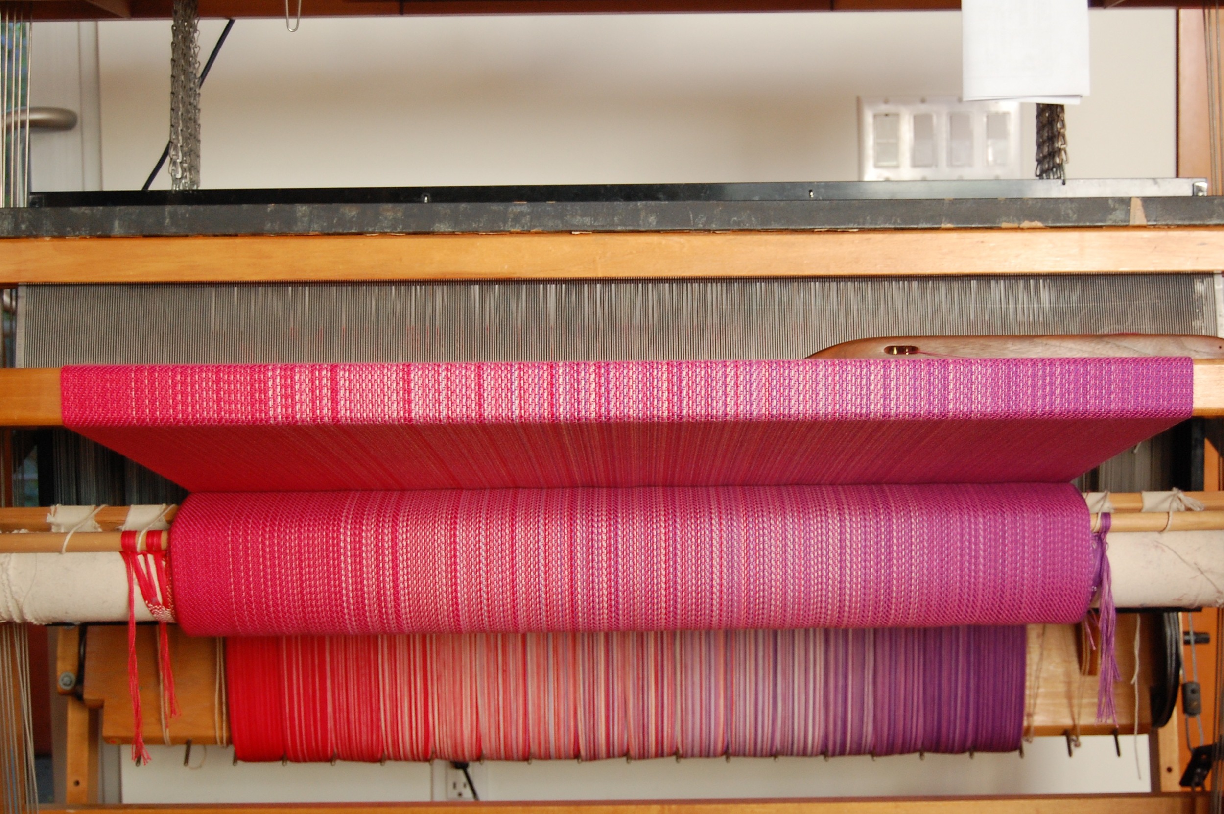 Hot Pink Egyptian Cotton weft
