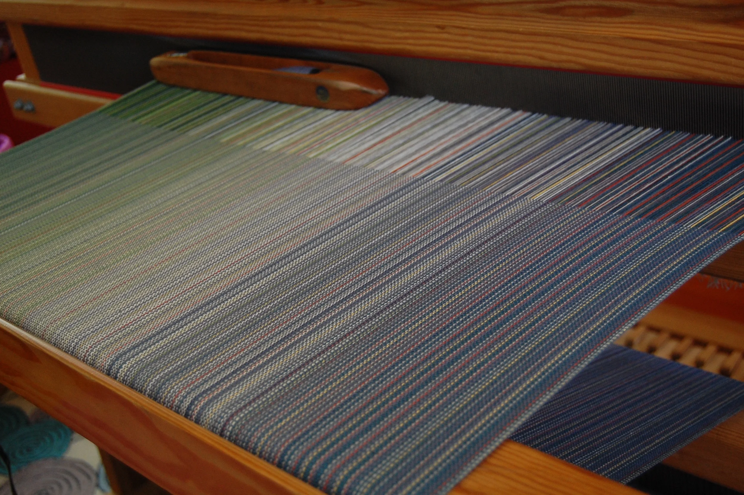 steel blue Egyptian cotton weft