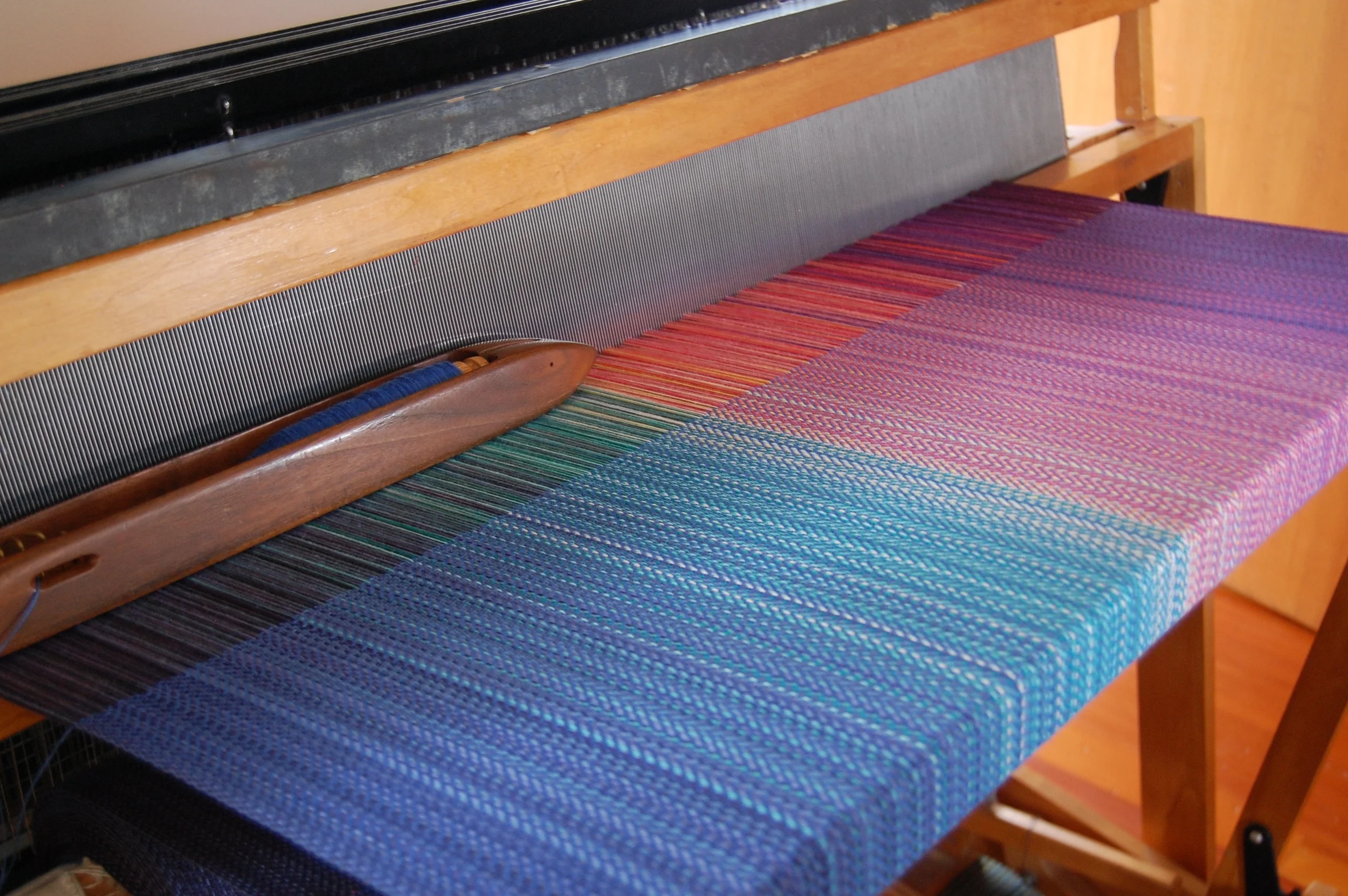 bright blue EC weft