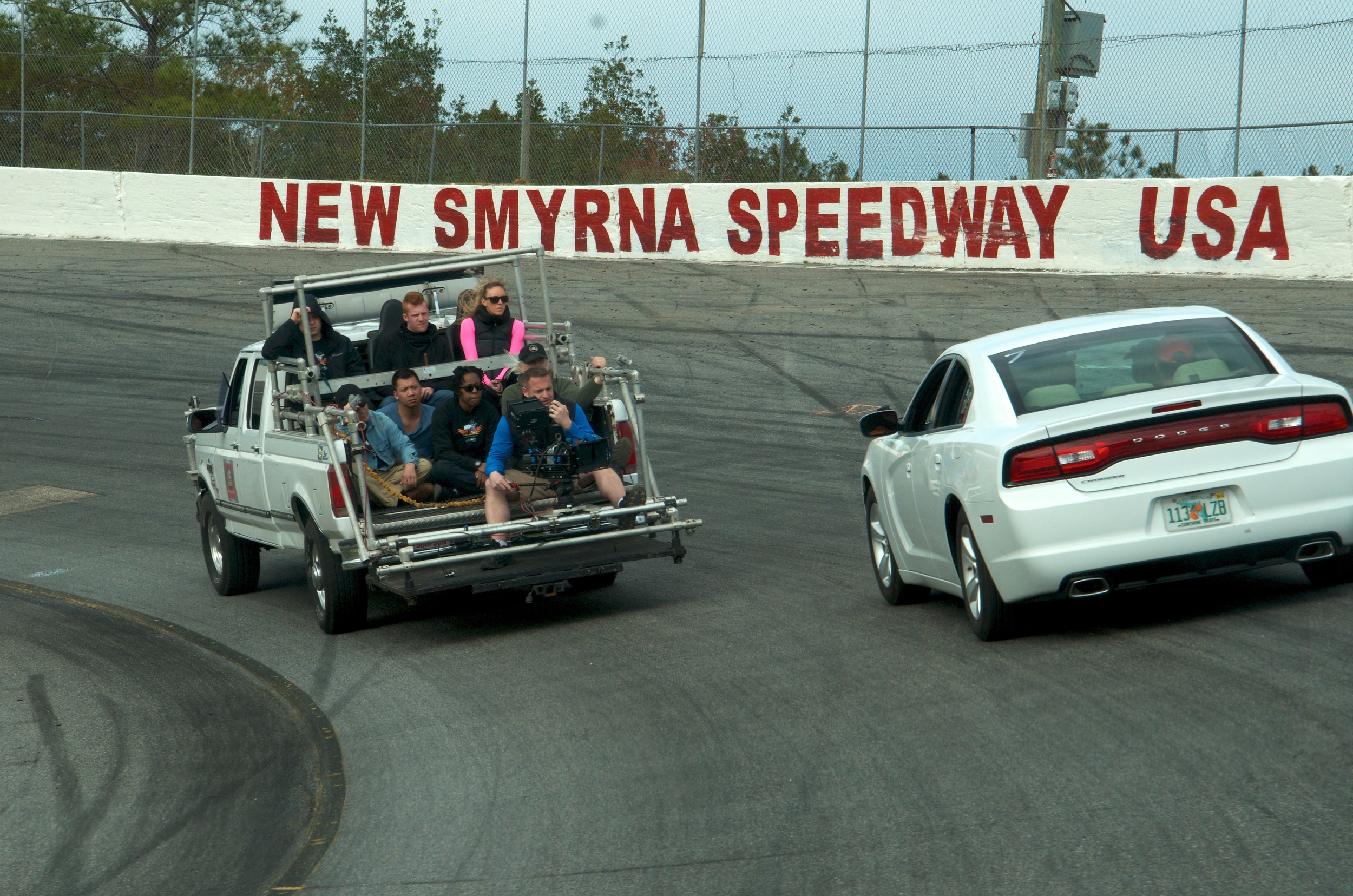 Stunt driving clinic with Extreme Stunts. 