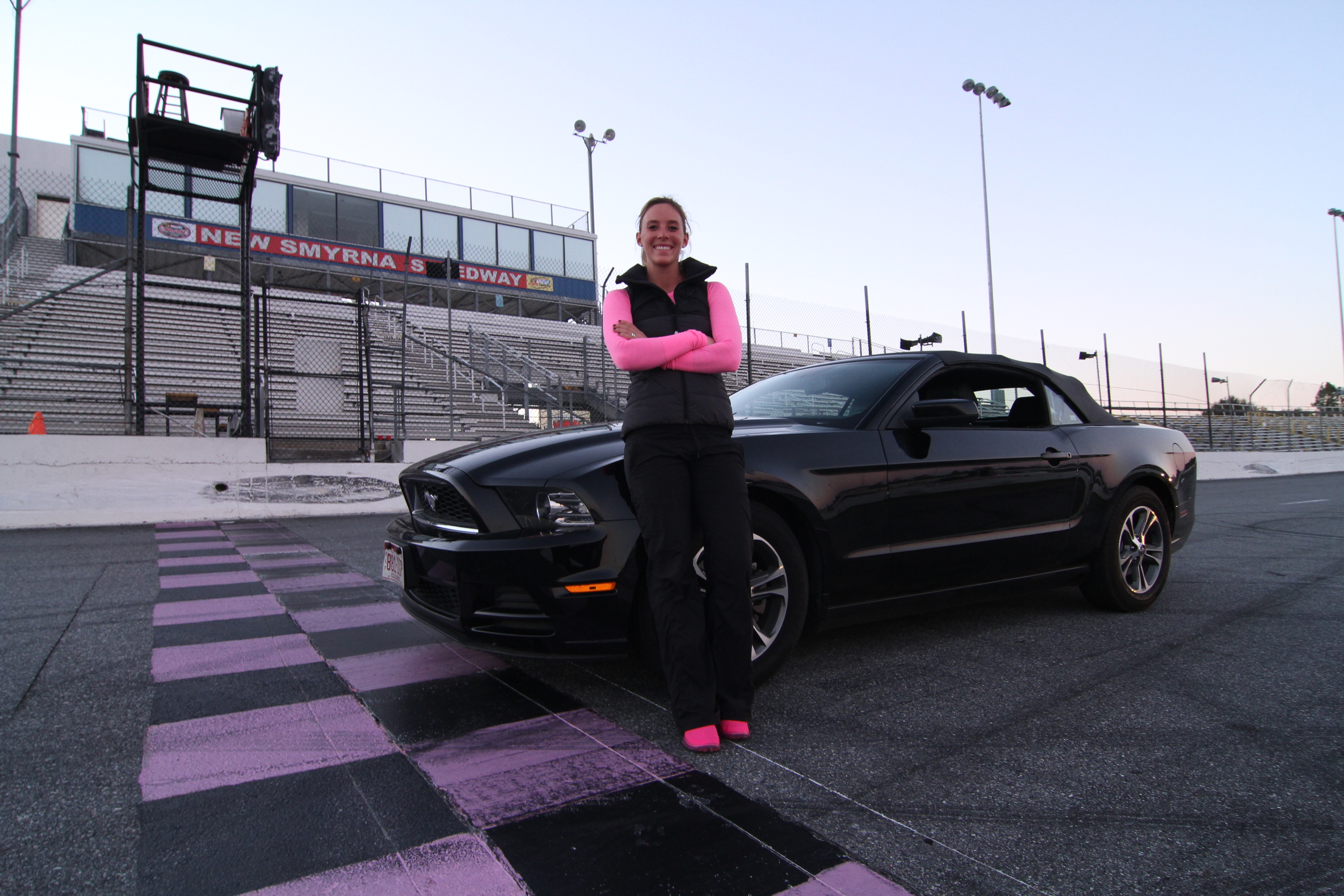 Stunt driving clinic with Extreme Stunts. 