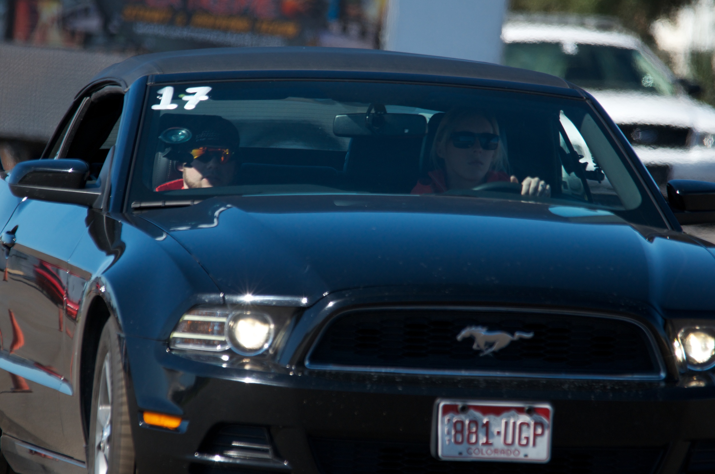 Stunt driving clinic with Extreme Stunts. 