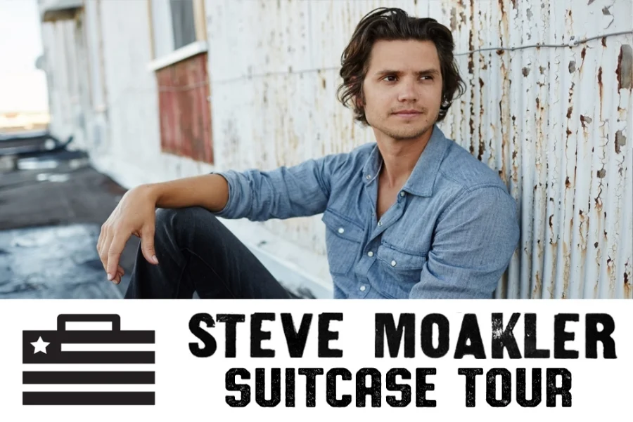STEVE MOAKLER ANNOUNCES SPRING HEADLINING "SUITCASE TOUR" 