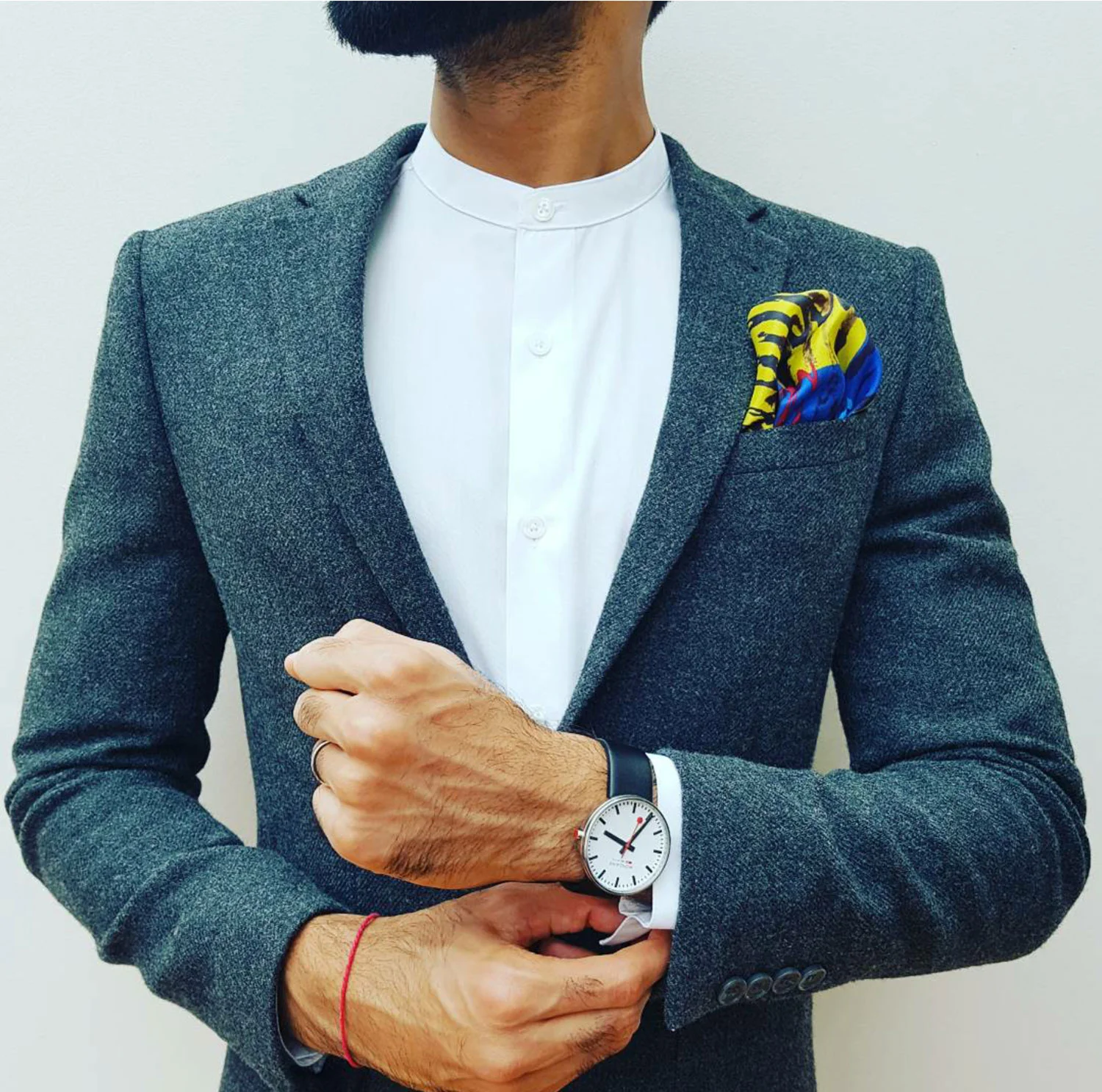 Yellow Pocket Square Modelled