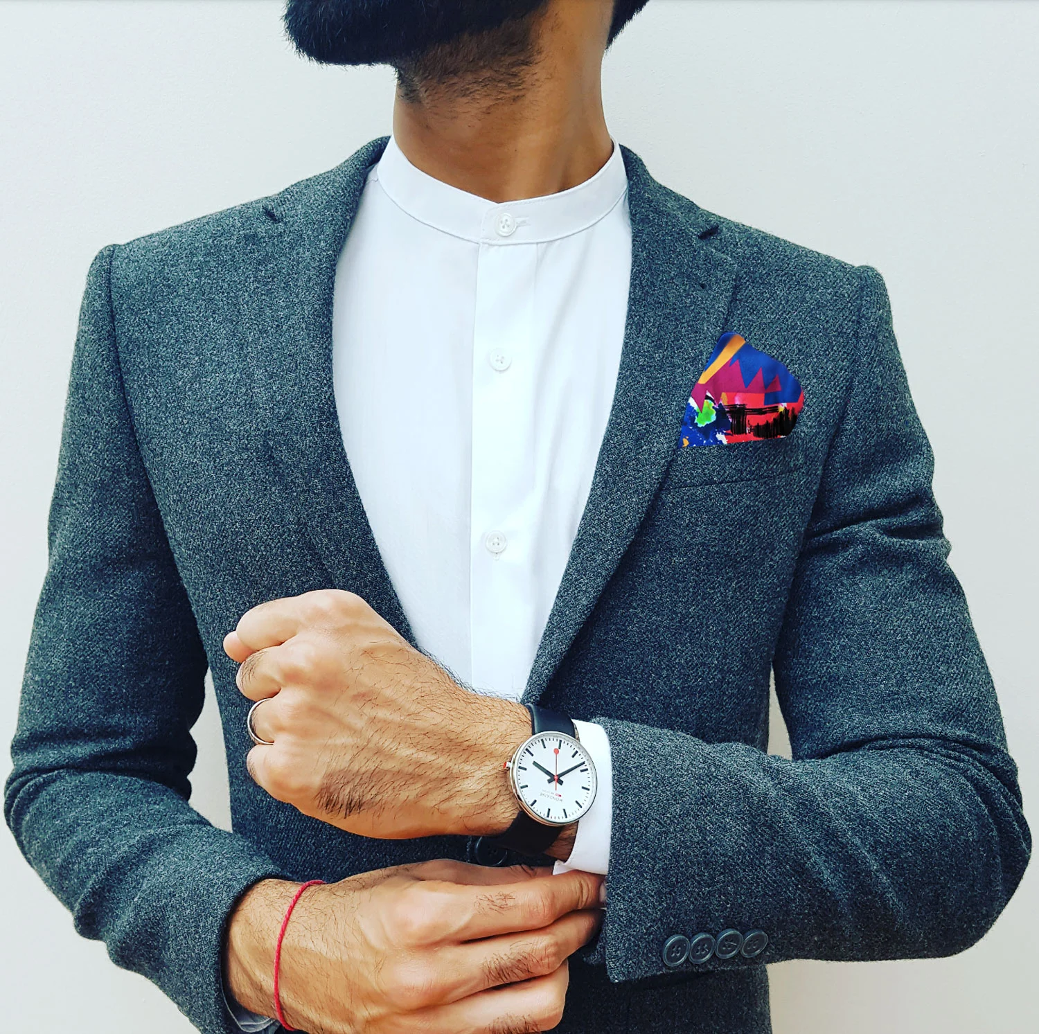 blue-solid-graffiti-pocket-square-shop-model-kirandeep-bassan.jpg