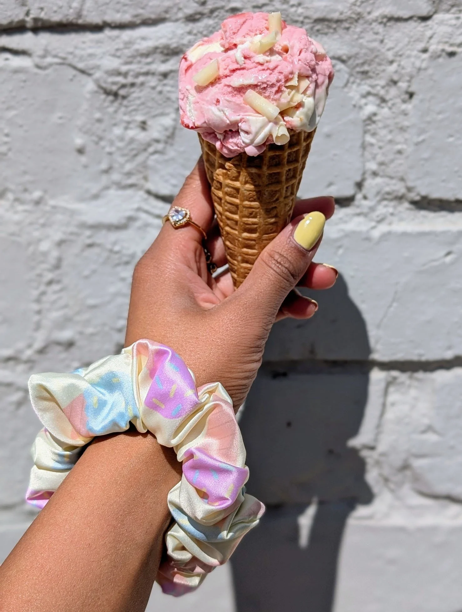 "Ice Cream: It's Always a Good Idea " Small Hair Scrunchie