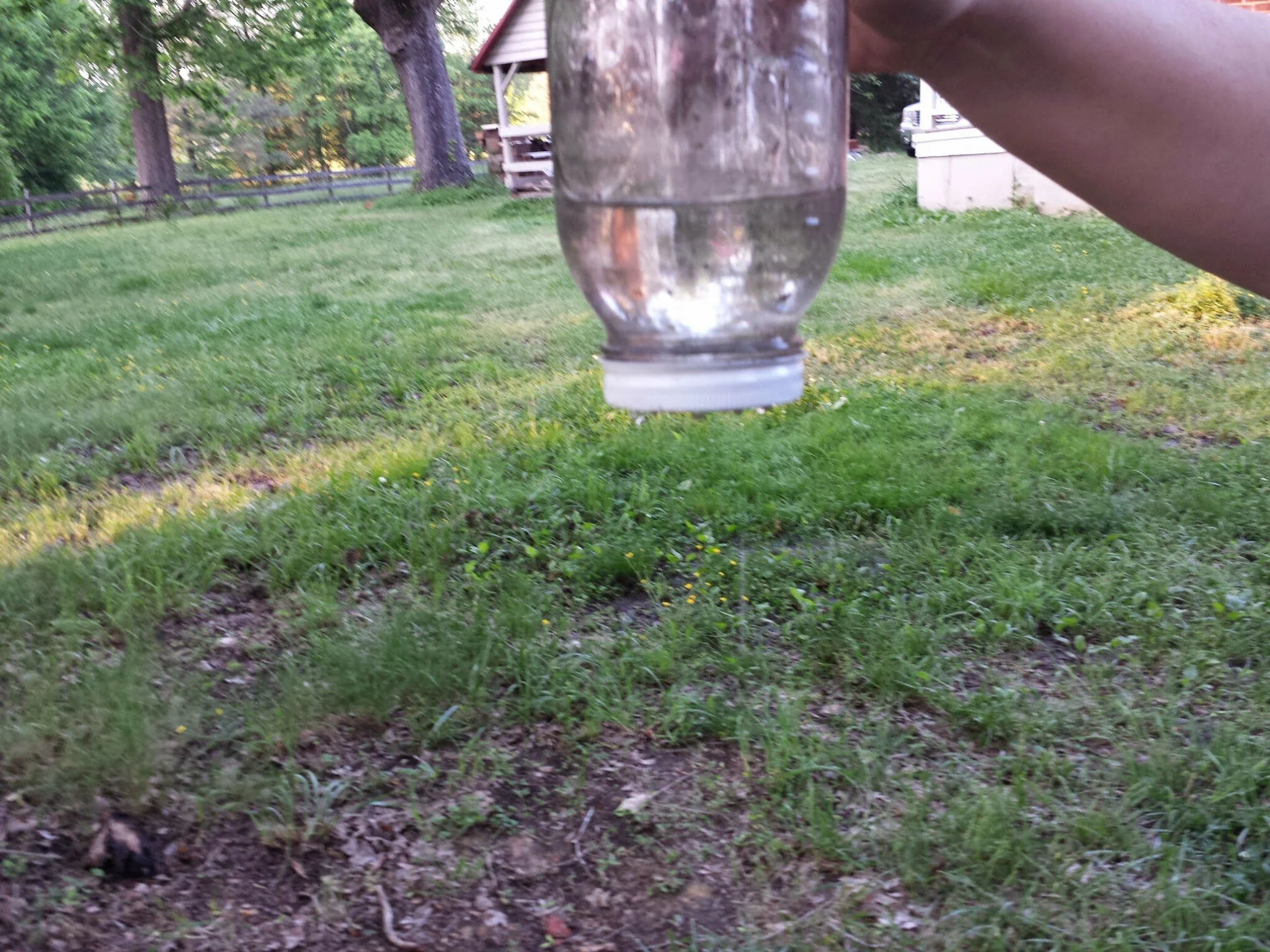There will be a bit of dripping through those pinholes.