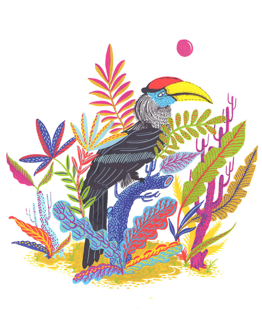 Jungle Animals Series — Llew Mejia Illustration/Surface Design