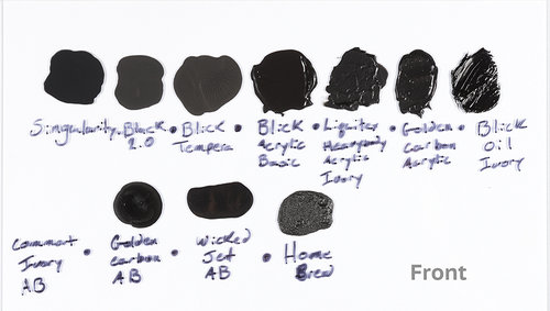 UPDATED - Black 2.0, Singularity Black, and how they compares to some other  readily available black paints — Reagan D Pufall