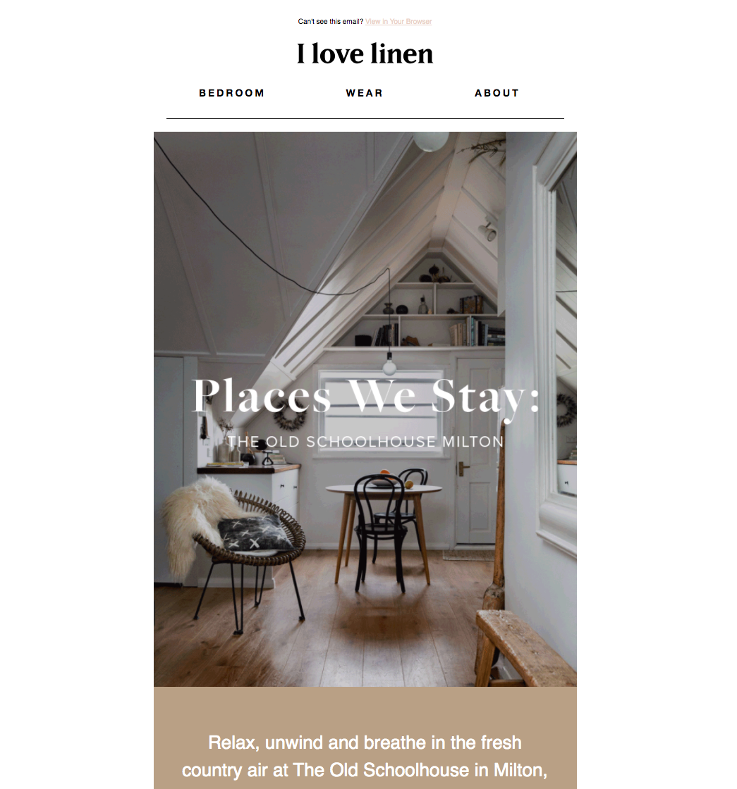 I LOVE LINEN -  TRAVEL FEATURE