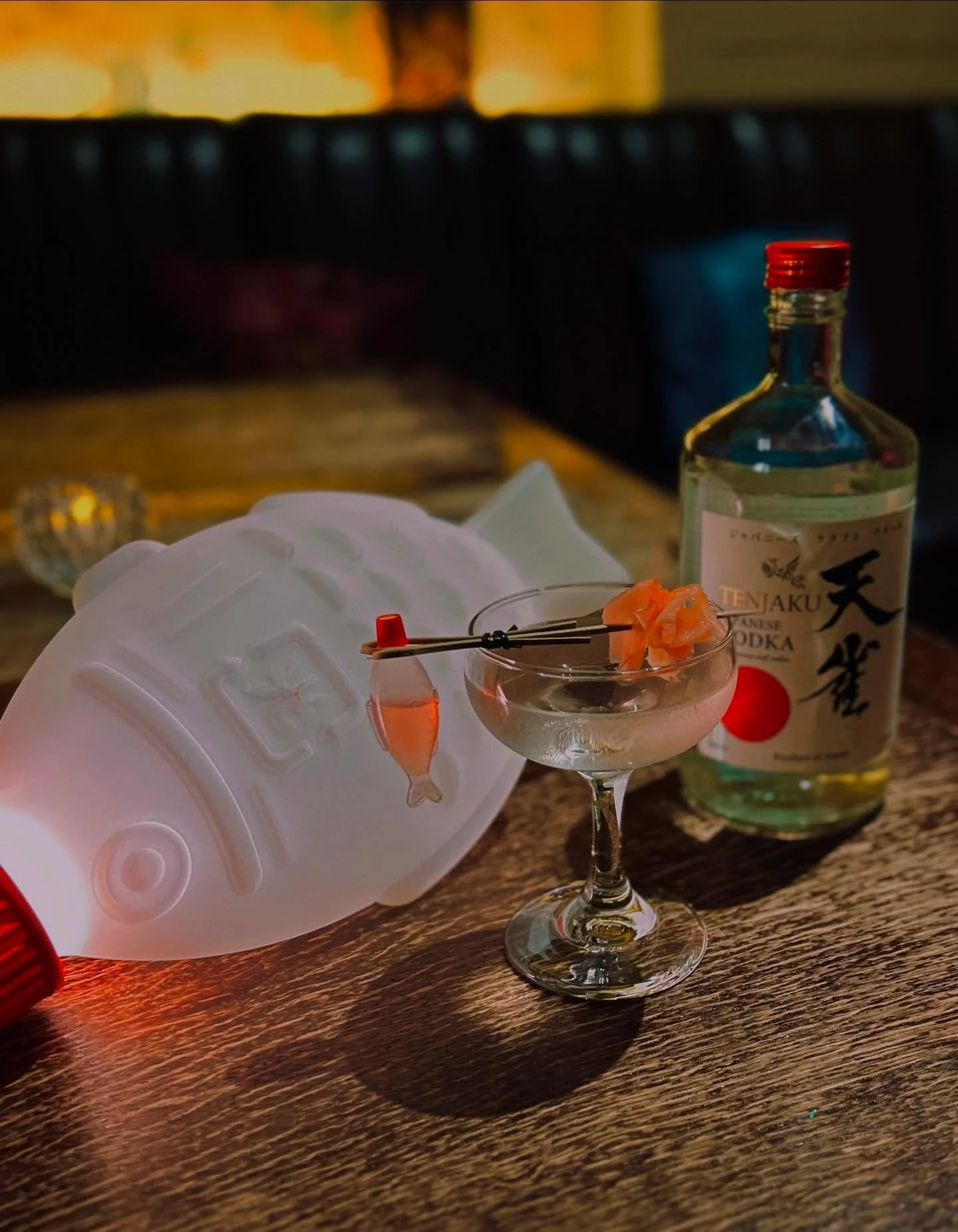 Our new menu has been going down a treat! You lot have been particularly loving our Sashimi-Tini, highlighting the delicate texture of the @tenjaku_whisky Japanese Vodka with homemade Sakura vermouth, @the_japanese_bitters Umami and our in-house nori