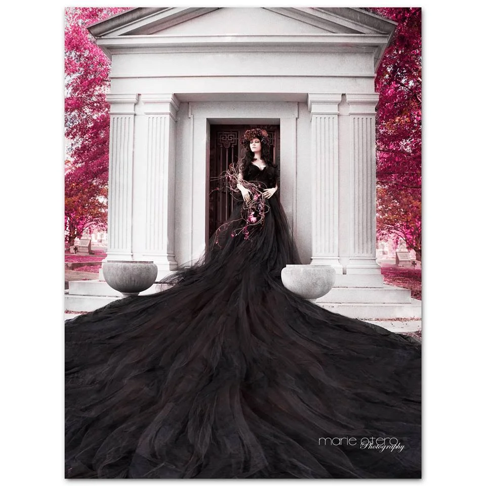 Model - Heather Carol Owens Stunning Dress and Headpiece - Alice Elizabeth Andrews , Alice Andrews Designs Marie Otero Photography
