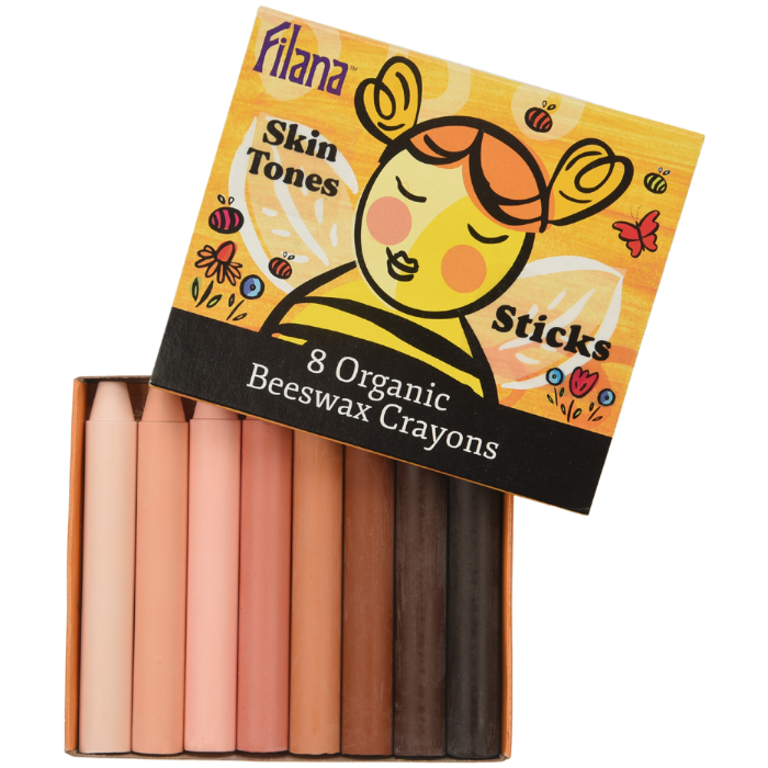 Pure Beeswax Crayons (Rounded) - 100% Pure Beeswax
