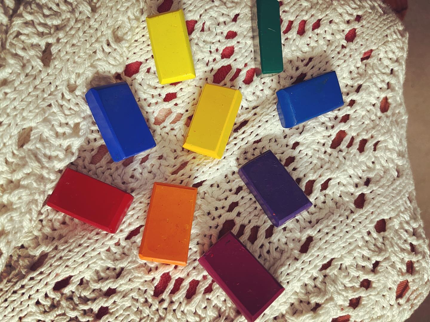 All polished and ready for fun! Is polishing necessary? Not really, but it&rsquo;s so satisfying!  Beeswax crayons bloom. The &ldquo;bloom&rdquo; is easy to polish off &amp; leaves you bright shinny, fresh colors! #color #organic