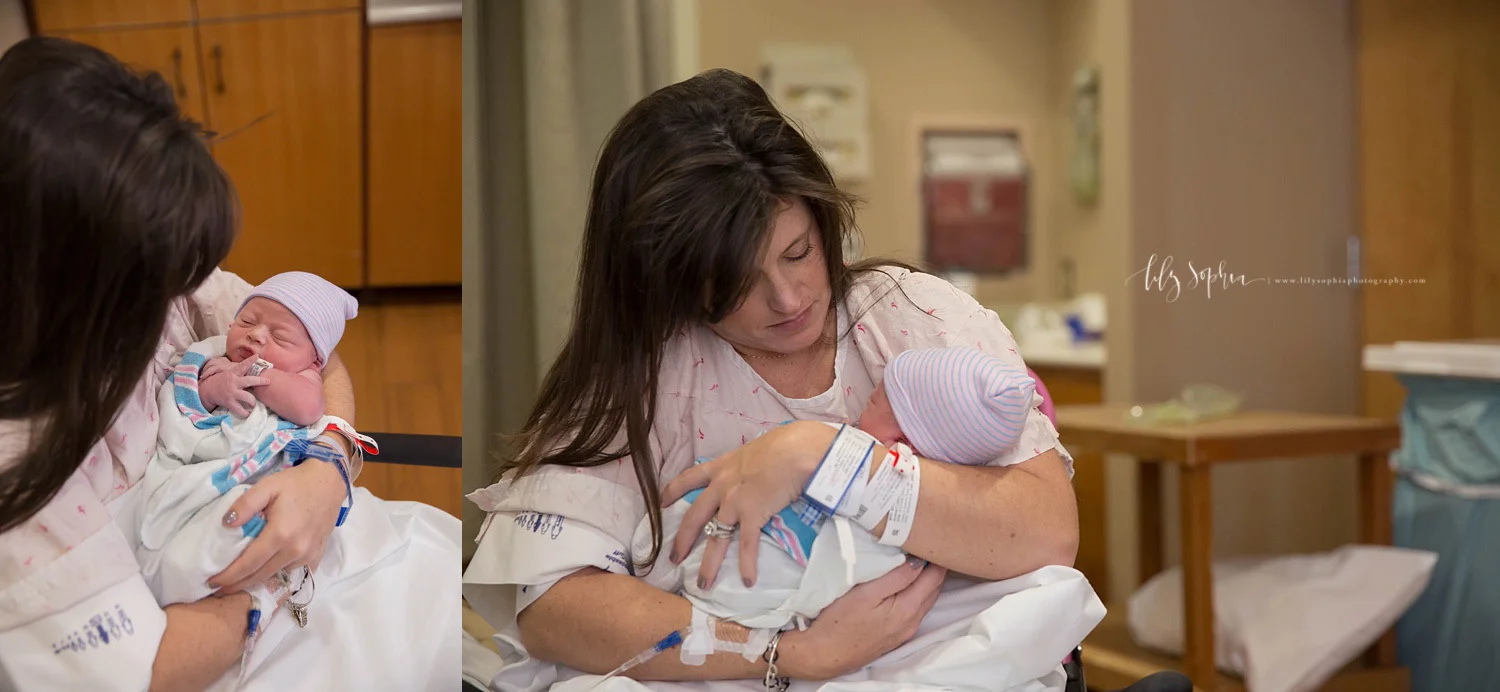 Atlanta Baby Photographer Calhoun S Fresh 48 At Kennestone Hospital Atlanta Newborn And Maternity Photographer Intown Natural Light Studio And On Location Baby Milestone Family