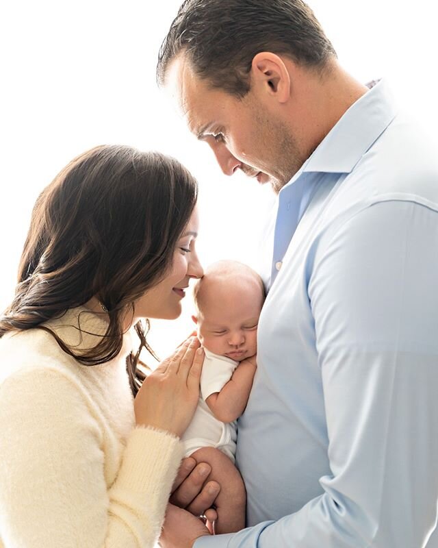 All newborn sessions are special, but this one was EXTRA special. This baby was a very long awaited (we're talking years, guys) and very long prayed for little guy. Seeing these two with the baby they waited SO long for brings a lump to my throat and