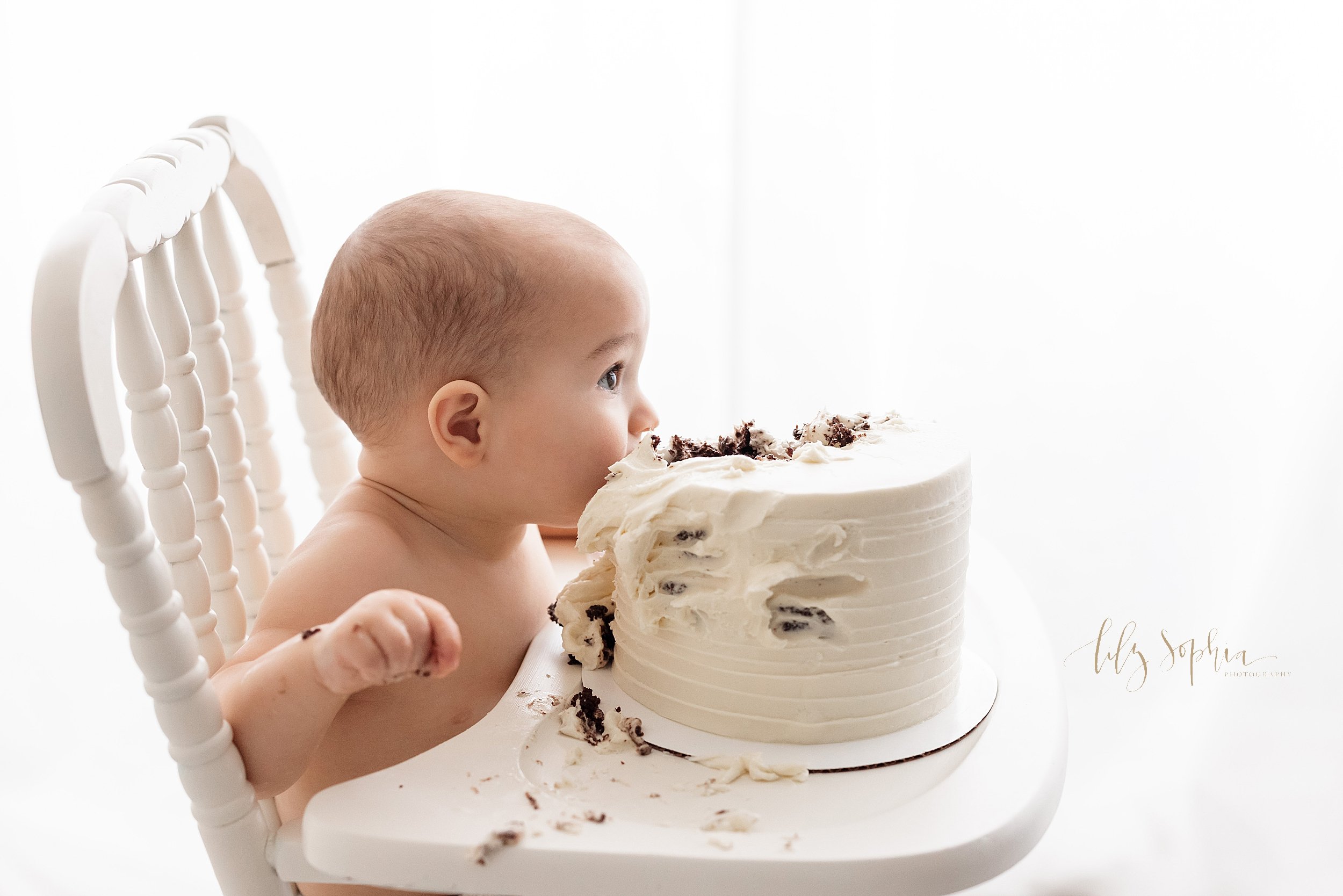 Baby's First Birthday Smash Cake from The Vegucated Family Table