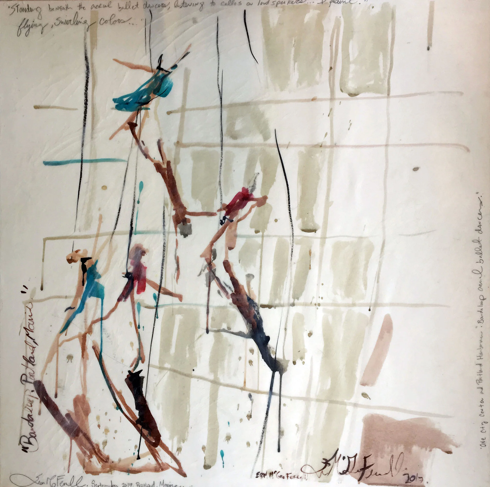 Bandaloop III. Aerial Dancers. Maine