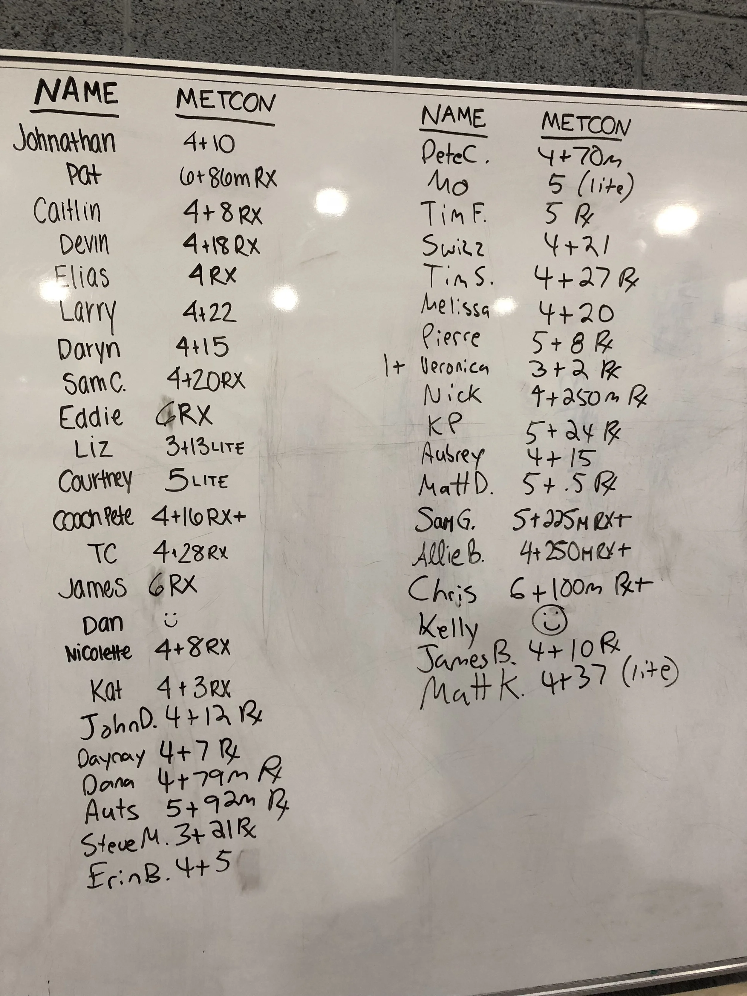 20 minute metcon