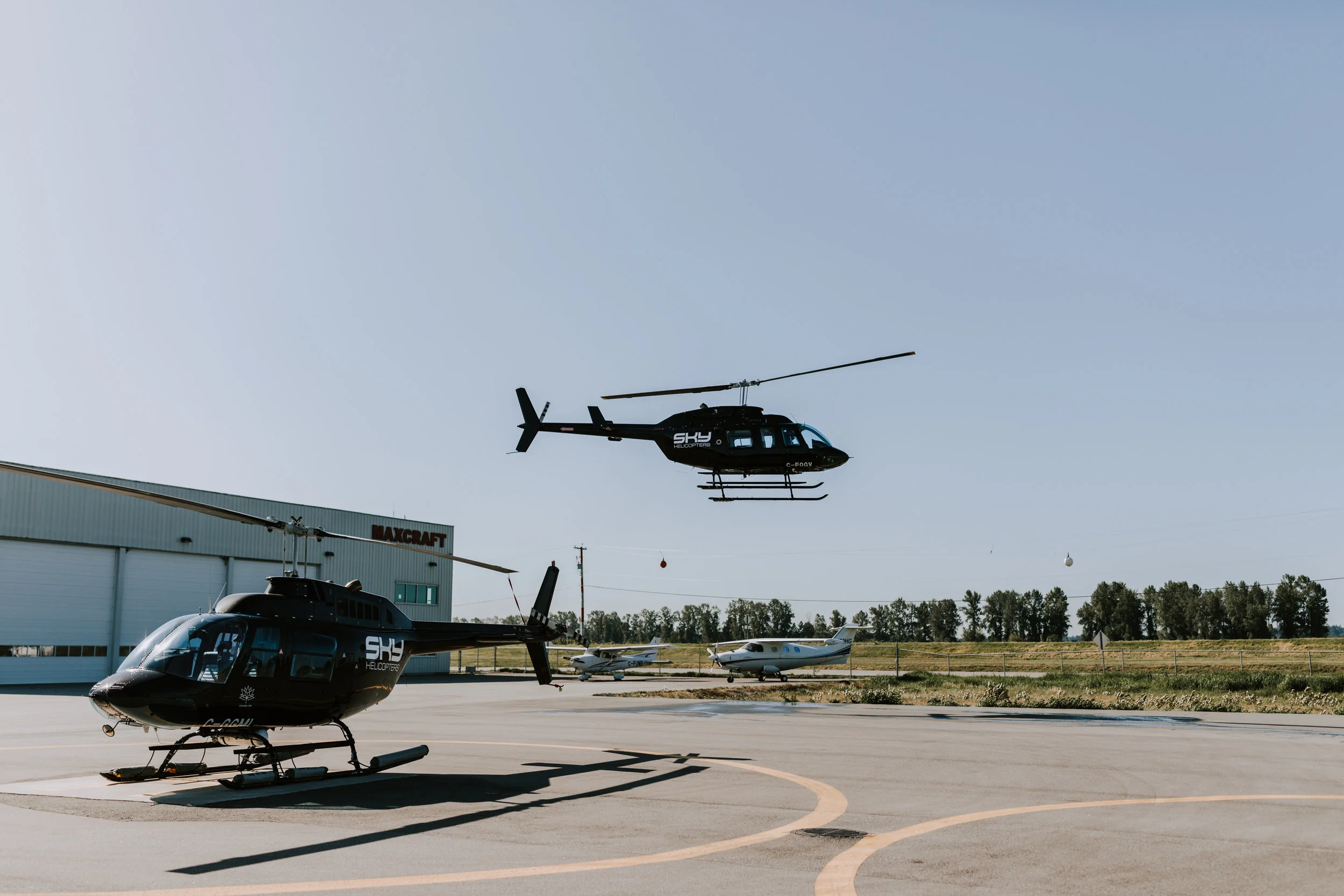  Helicopter Mountain Top Elopement in Pitt Meadows with Sky Helicopters - Snowy Mountaintop Elopement Photos 