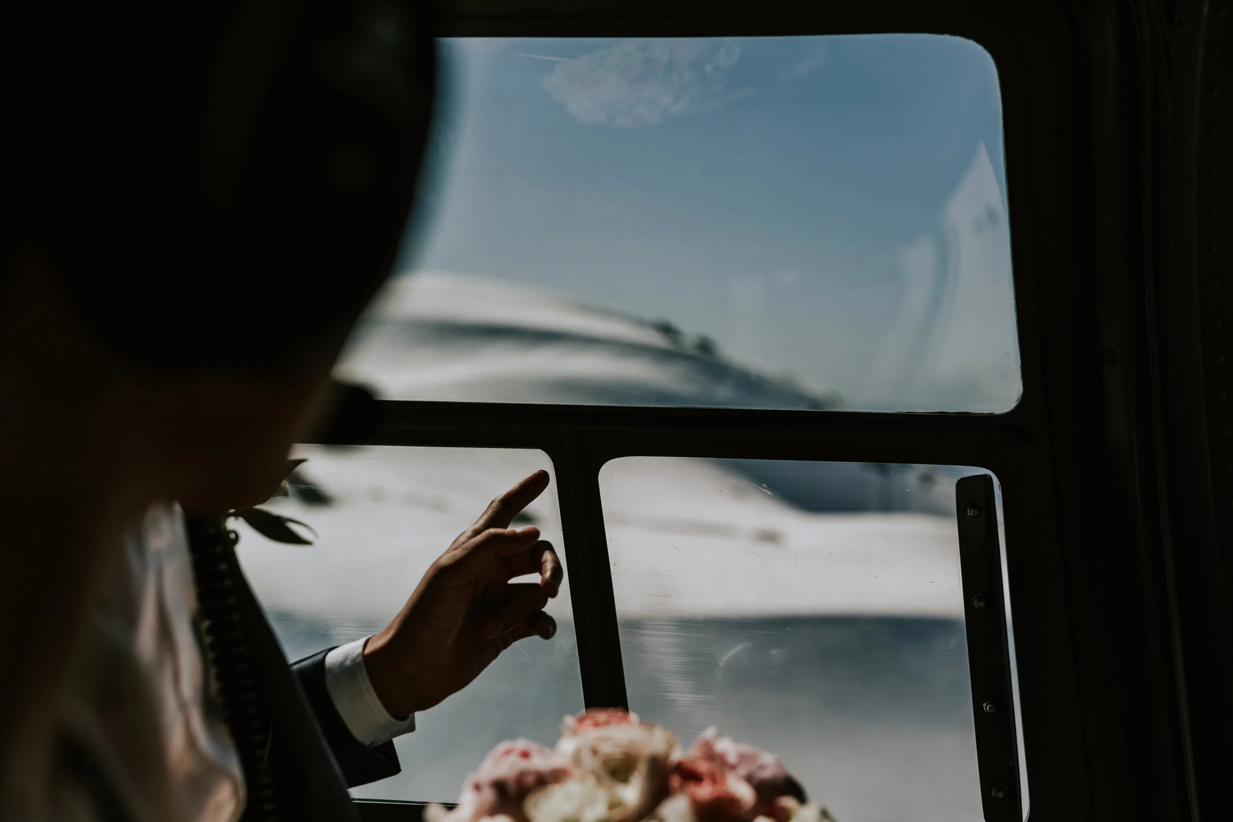  Helicopter Mountain Top Elopement in Pitt Meadows with Sky Helicopters - Snowy Mountaintop Elopement Photos 