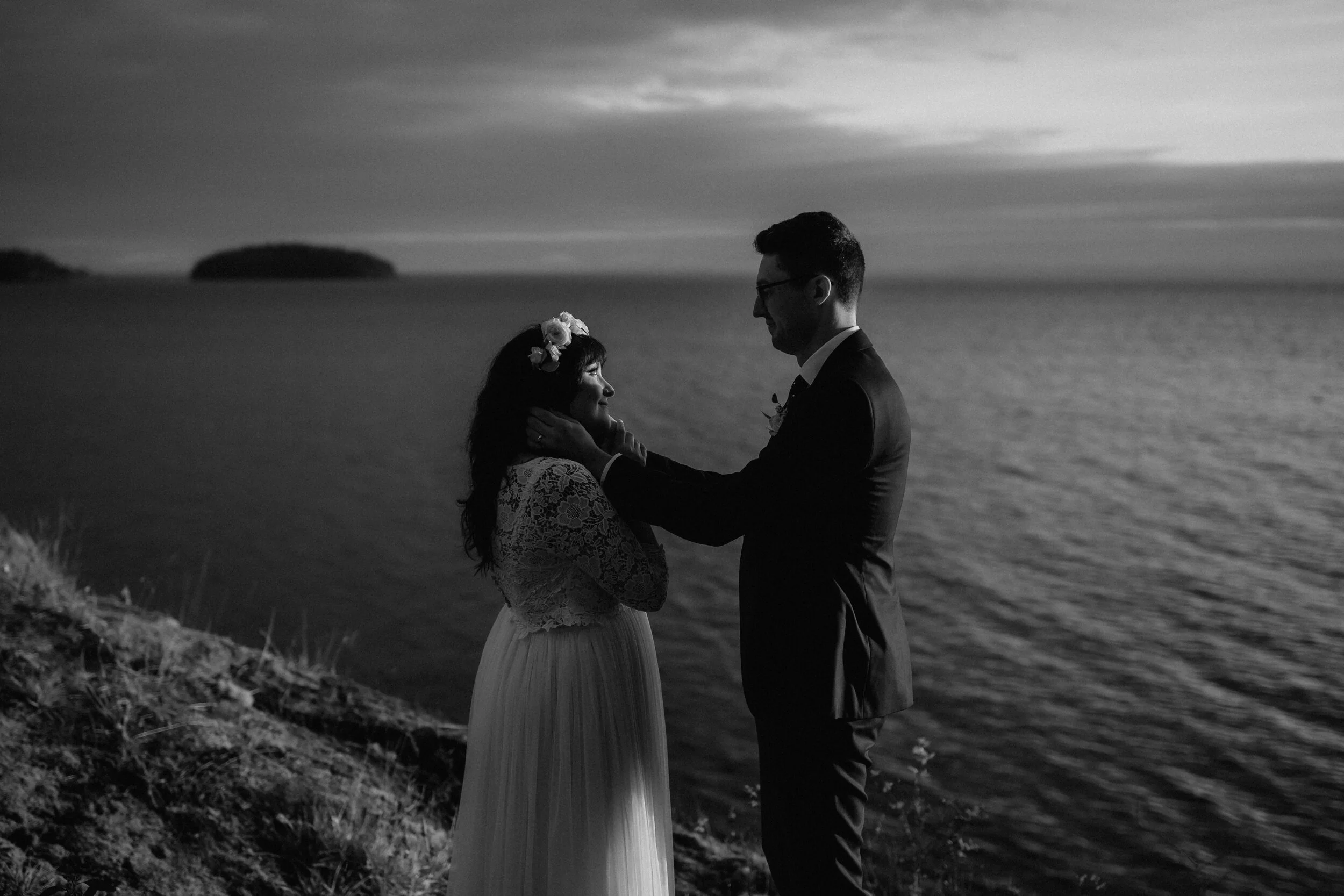  Gibsons Vintage Elopement on the beach at sunset with Mia and Ben — Sunshine Coast Elopement Photographer and Videographer 