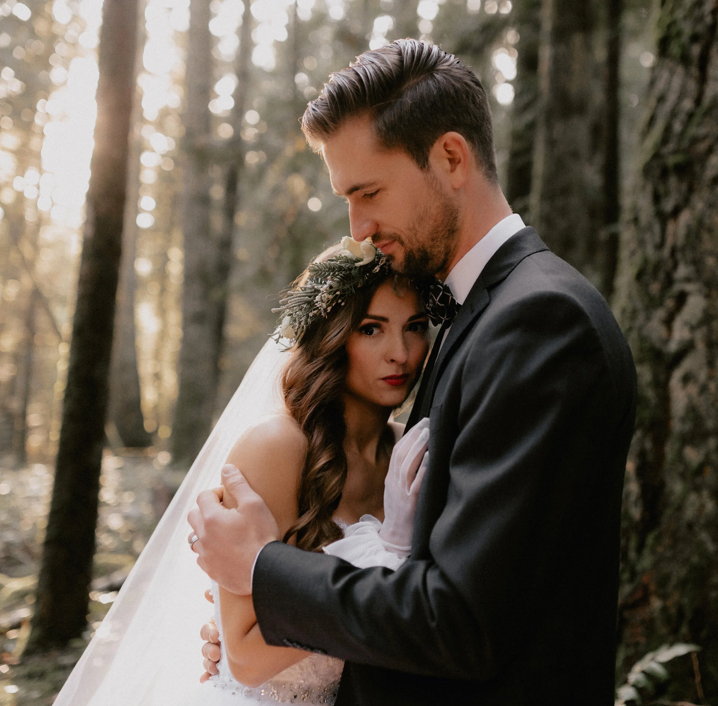  Magical Forest Wedding Photos on the Sunshine Coast - Vancouver Wedding Photographer and Videographer 