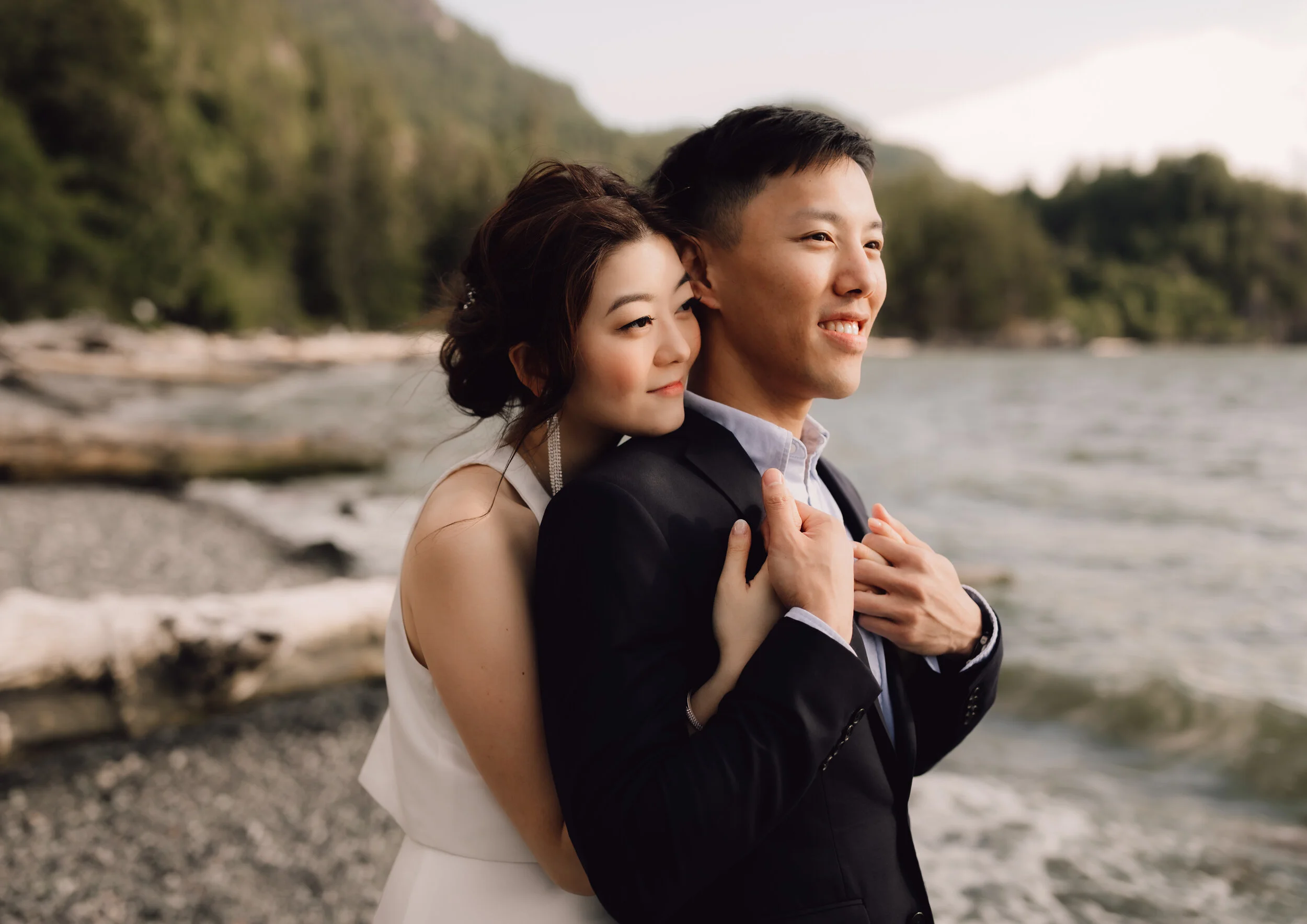 Porteau Cove Engagement Photos in Squamish, BC - Squamish Wedding Photographer and Videographer 
