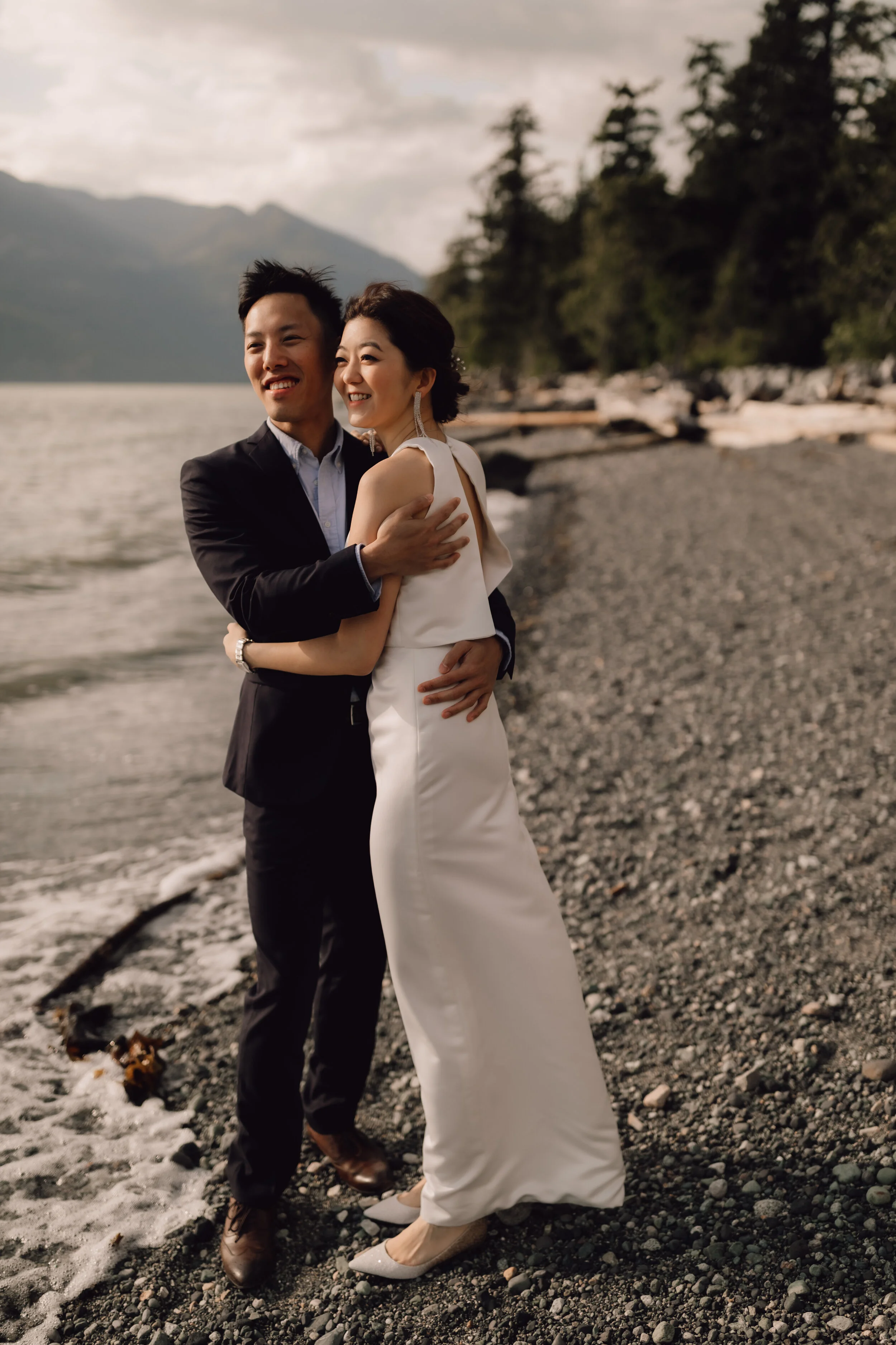  Porteau Cove Engagement Photos in Squamish, BC - Squamish Wedding Photographer and Videographer 