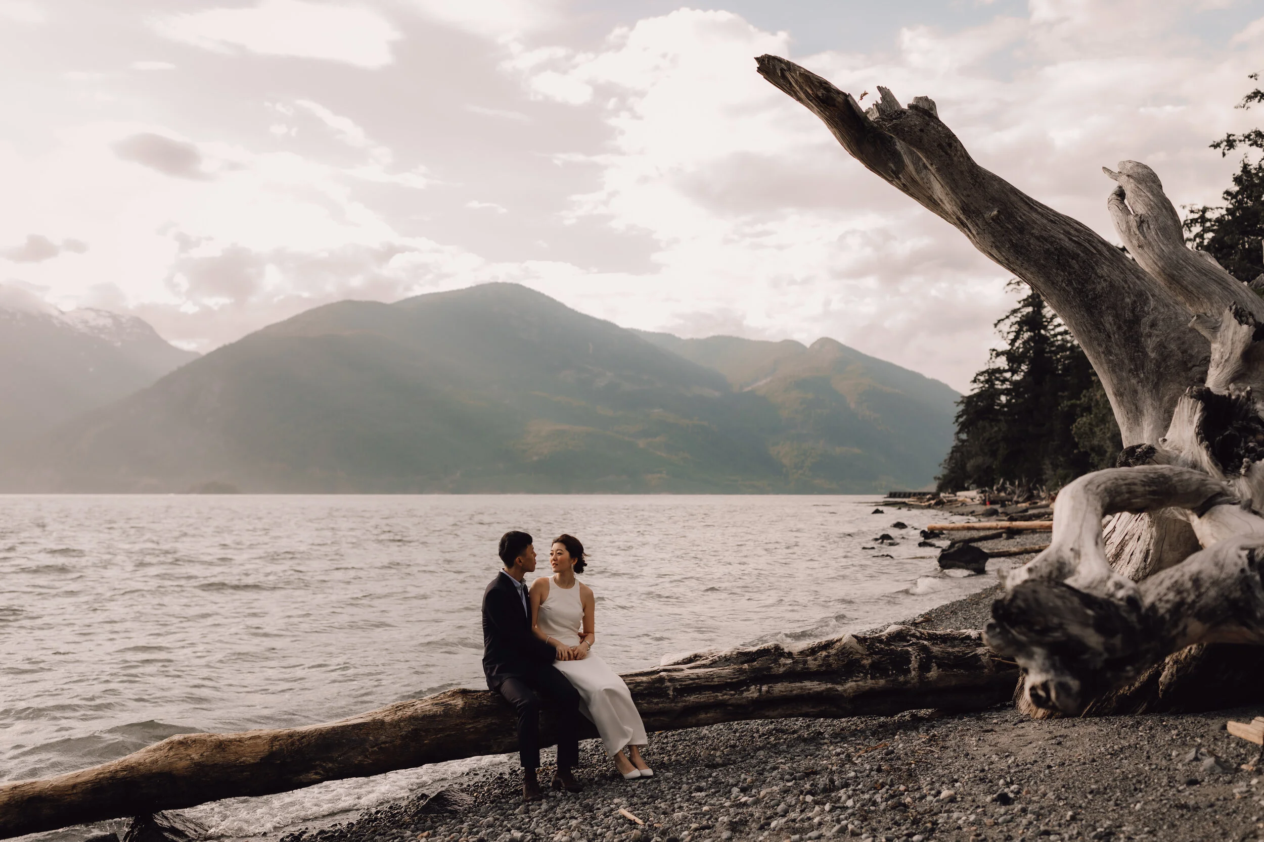  Porteau Cove Engagement Photos in Squamish, BC - Squamish Wedding Photographer and Videographer 