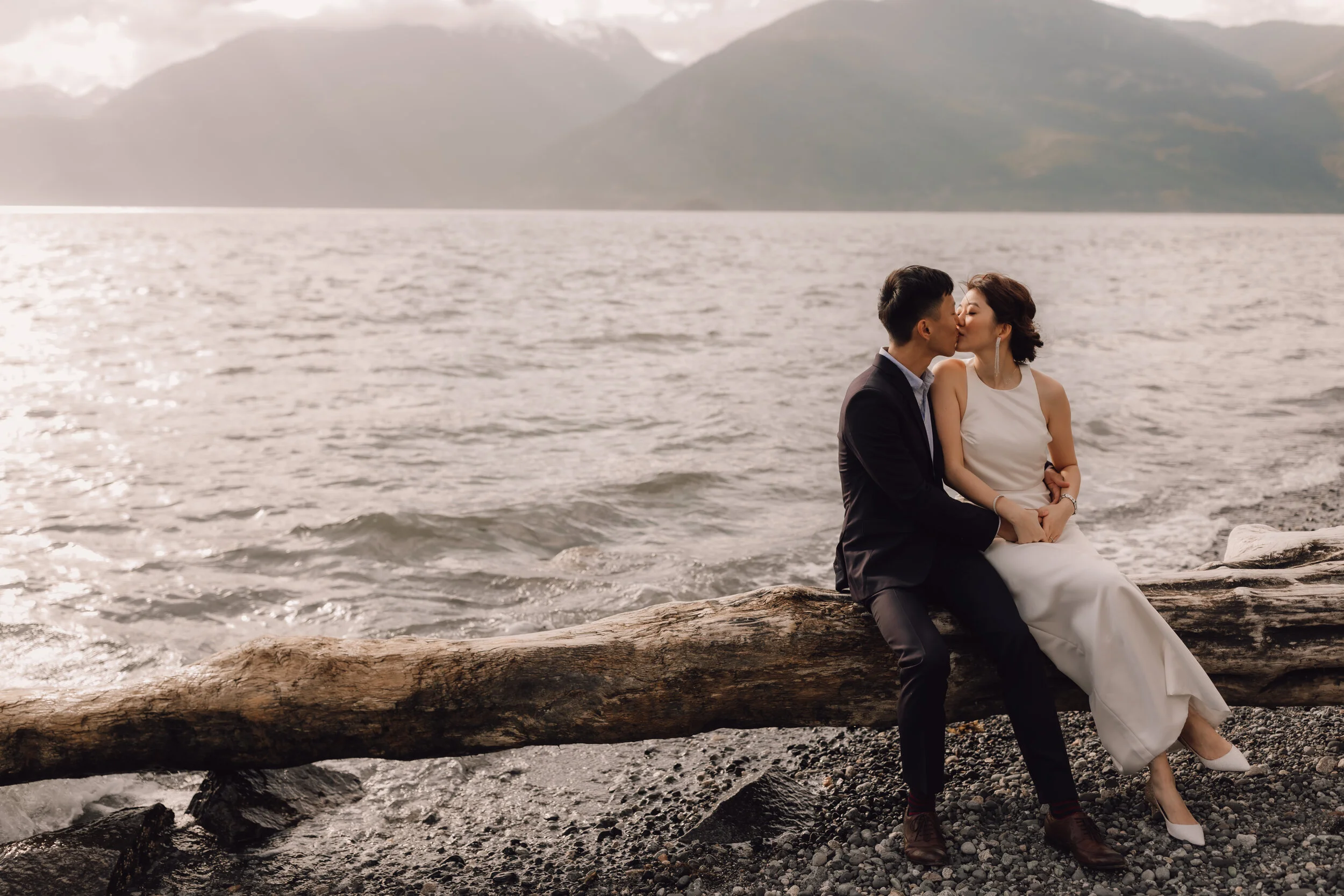  Porteau Cove Engagement Photos in Squamish, BC - Squamish Wedding Photographer and Videographer 