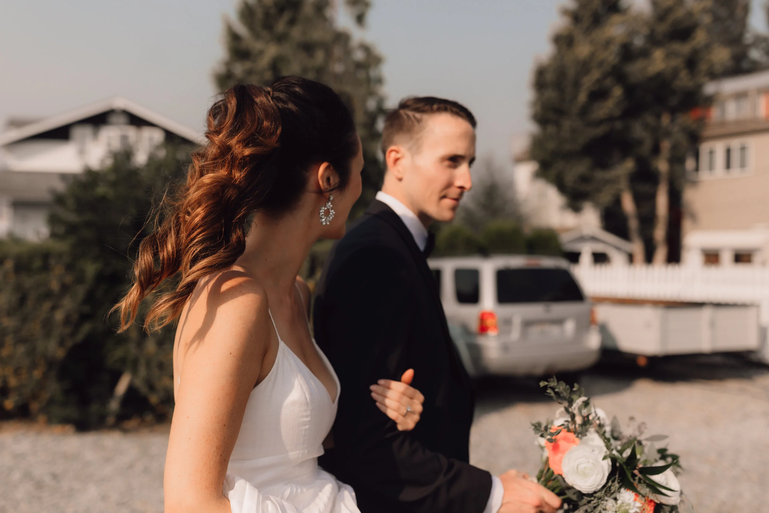  Intimate Backyard Wedding in Gibsons, BC on the Sunshine Coast BC  